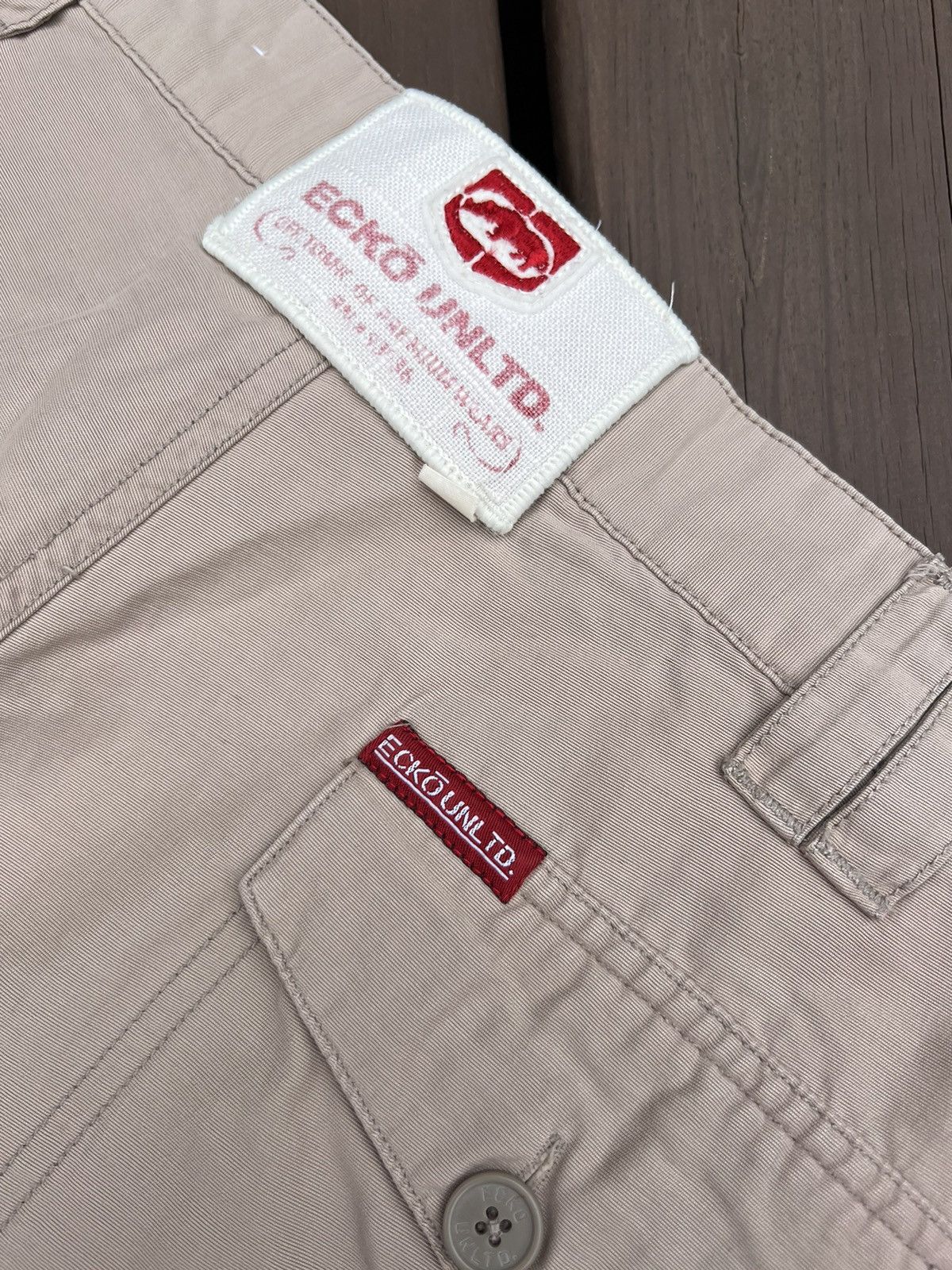 Ecko Unltd. × Vintage Vintage Y2K Ecko Unltd Baggy Skater Cargo Shorts Size US 38 / EU 54 - 5 Thumbnail
