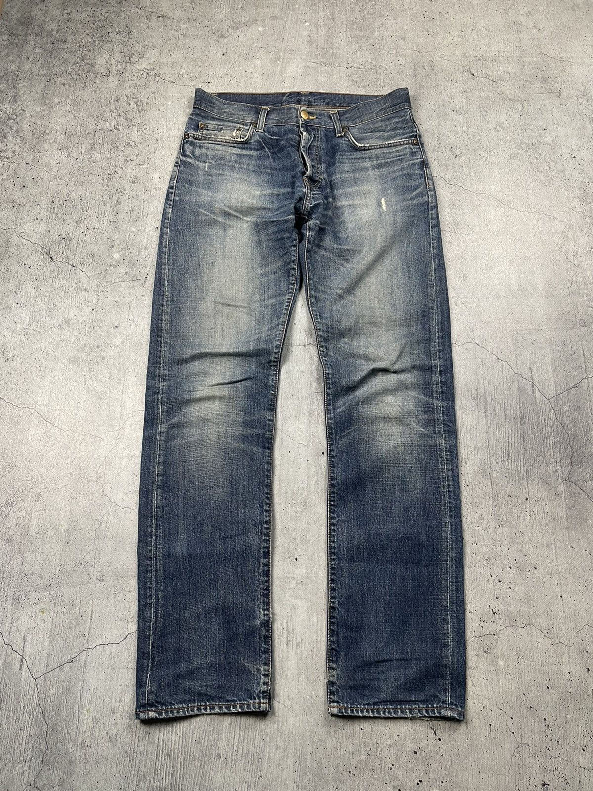 Carhartt Crazy Vintage 90s Carhartt Jeans Relaxed Fit Light Wash Work Size US 31 - 6 Thumbnail