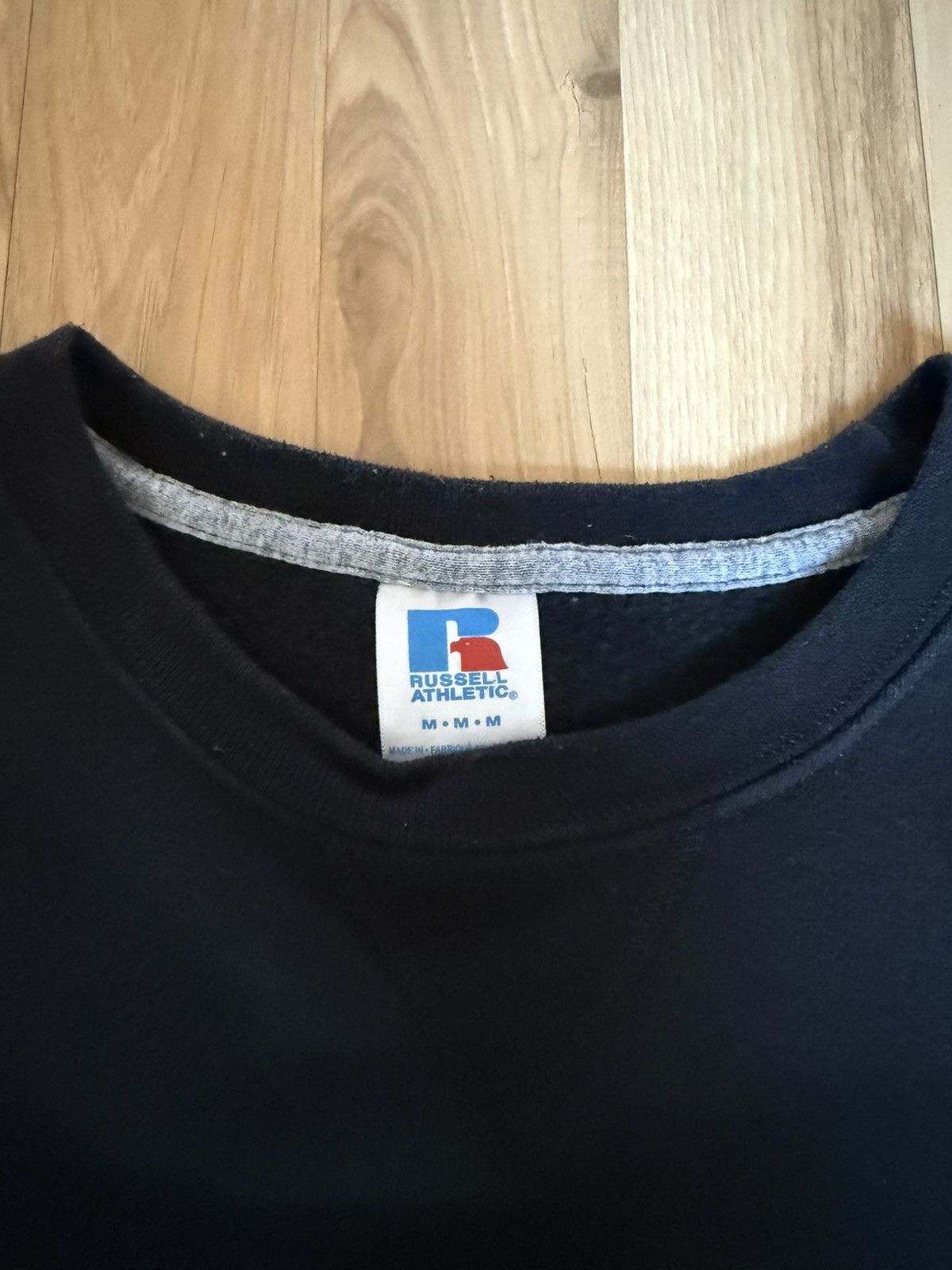 Russell Athletic Vintage russell athletic black crewneck sweatshirt Size US L / EU 52-54 / 3 - 2 Thumbnail