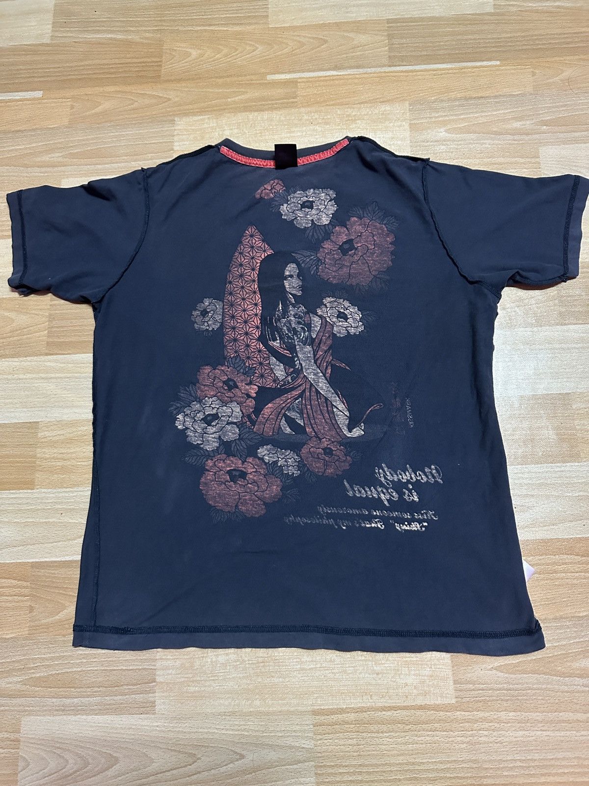 Japanese Brand Kiss Mark Nobody is Equal Tee Size US S / EU 44-46 / 1 - 4 Thumbnail