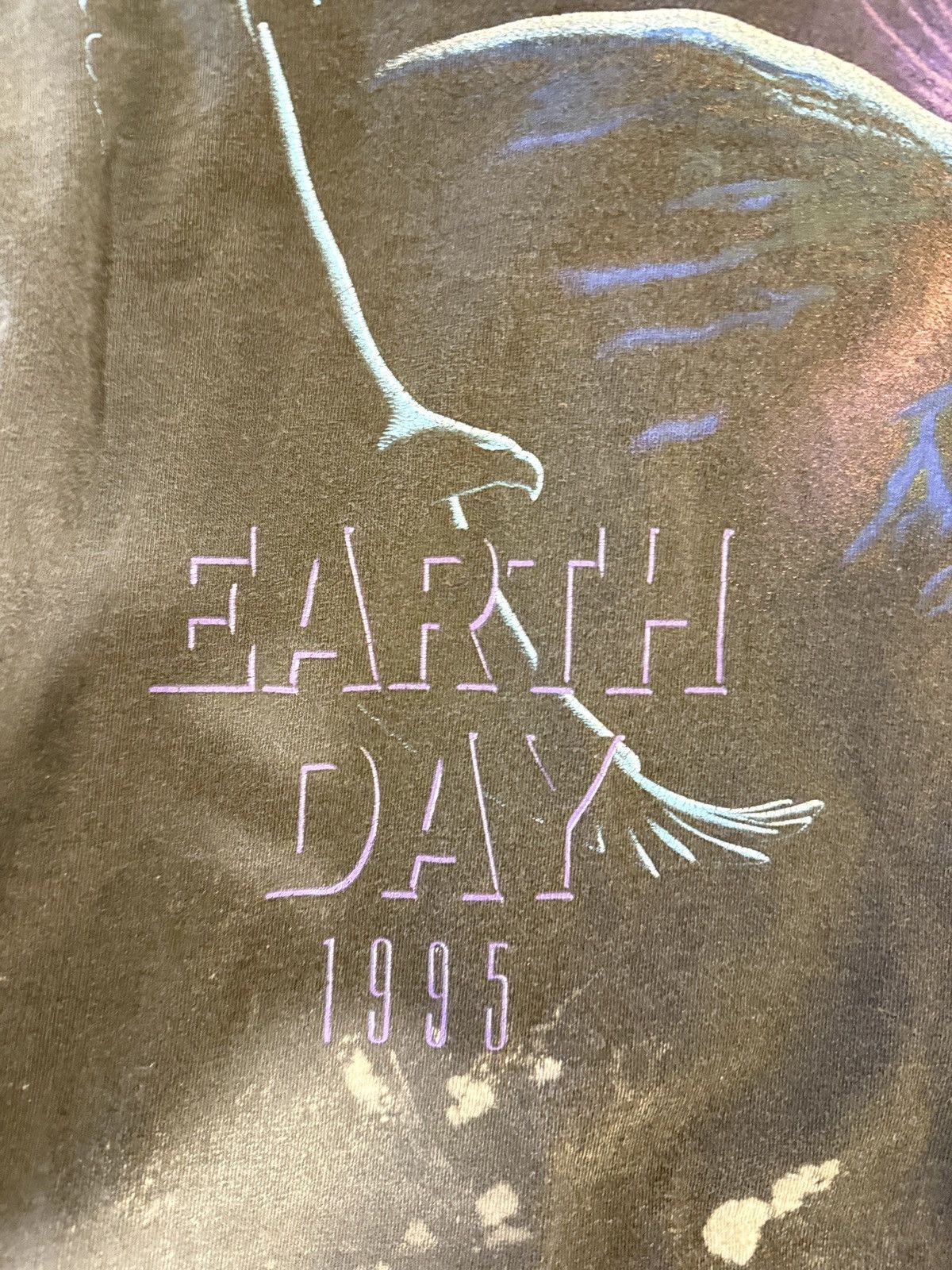 Vintage Vintage earth day 1995 tee Size US L / EU 52-54 / 3 - 3 Thumbnail