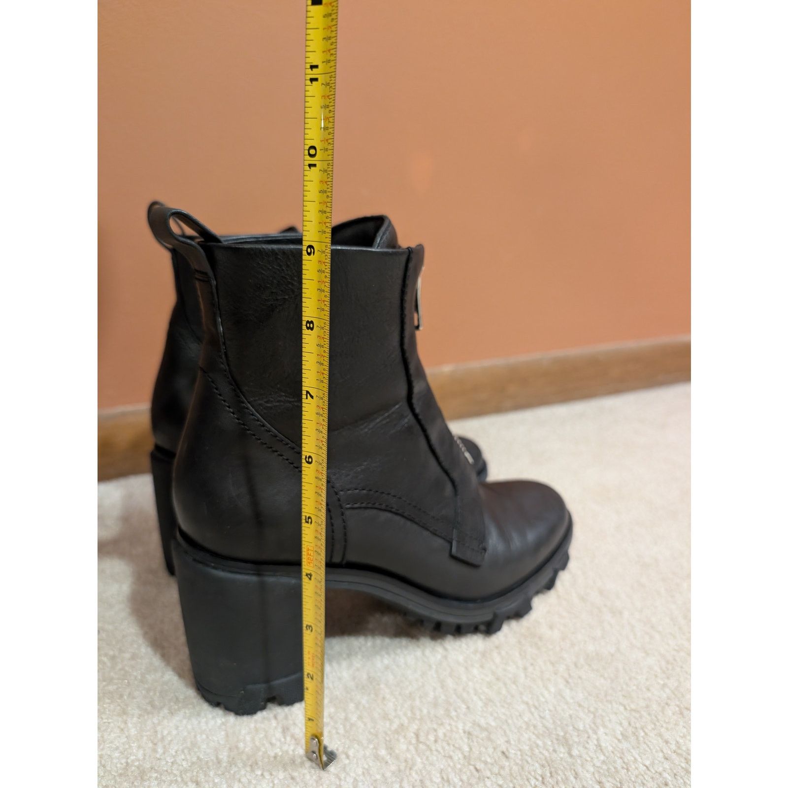 Rag & Bone Rag & Bone Women's Shiloh High Zip Boot - Leather 40EU 10US Size US 10 / IT 40 - 7 Thumbnail