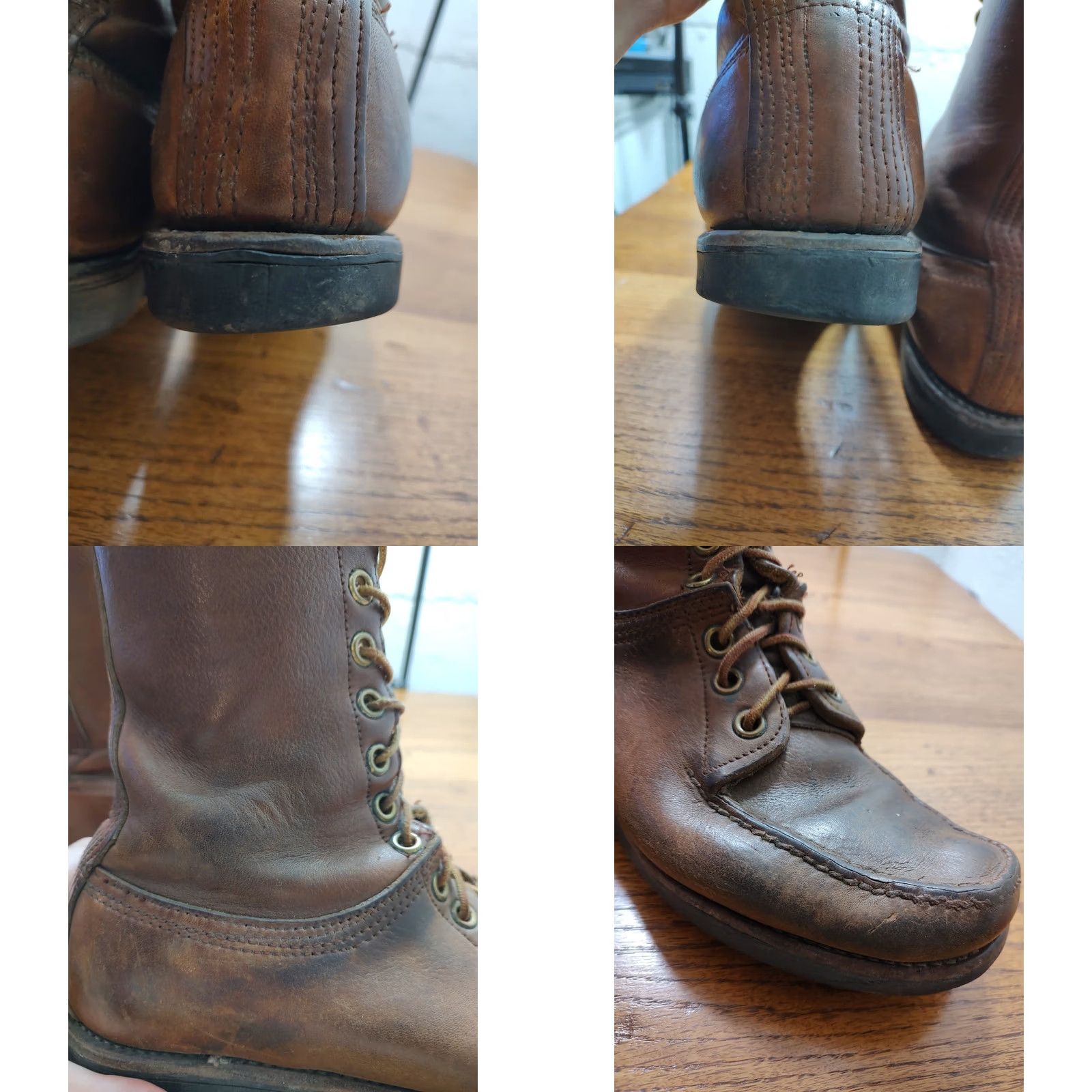 Vintage VINTAGE Itasca Boots Mens 11 Brown Leather Lace Up Outdoor Work Hiking 80s Mens Boots Size US 10 / EU 43 - 8 Thumbnail