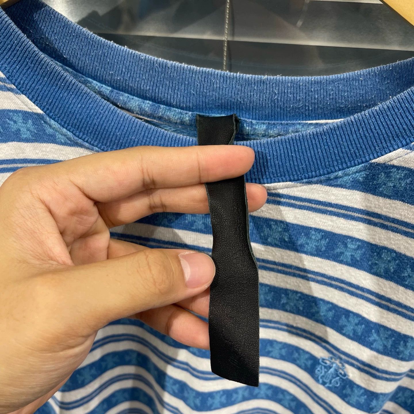 Chrome Hearts Chrome Hearts Blue-White Sword Embroidered SS M Tee 95New Size US M / EU 48-50 / 2 - 3 Thumbnail