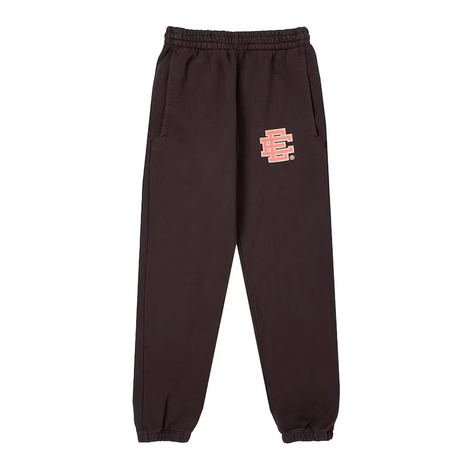 image of Eric Emanuel Ee Basic Sweatpants Chocolate/pink, Men's (Size 30)