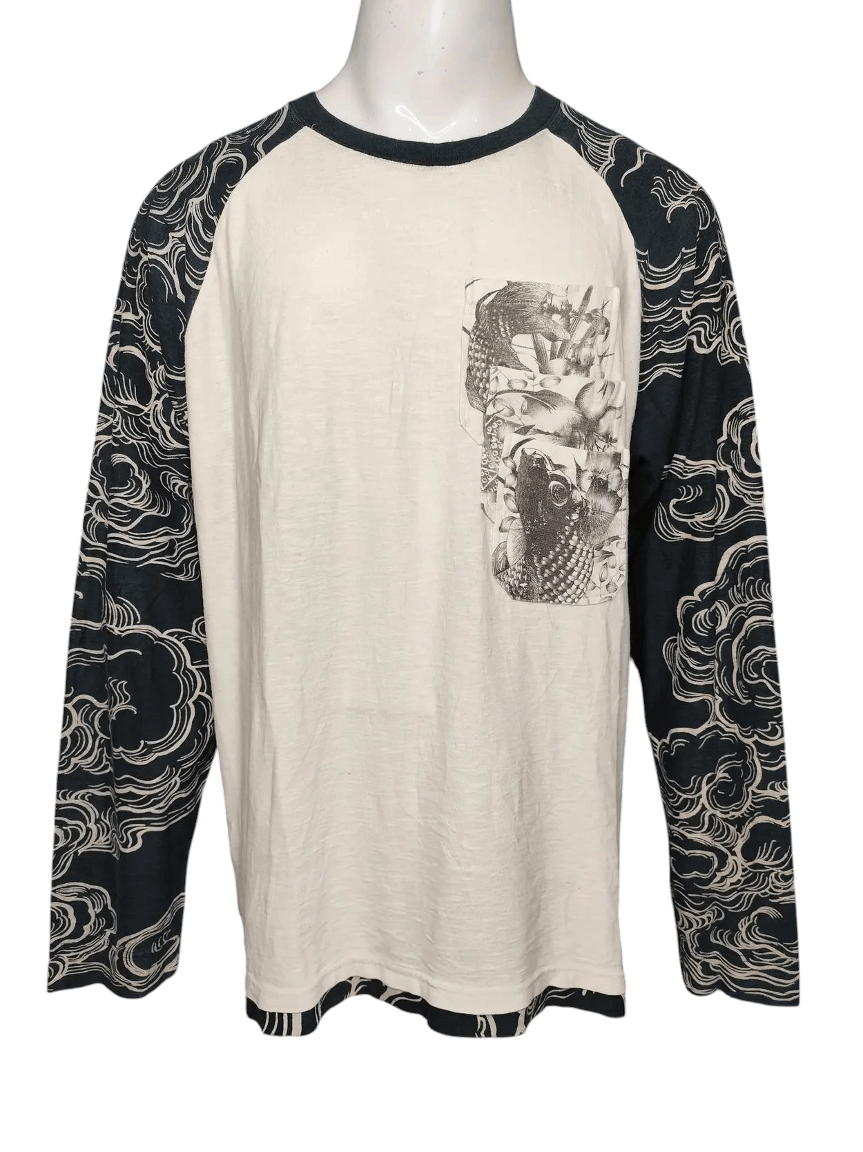Karakuri Tamashii Vintage karikuri tamashi sukajan koi long sleeve tshirt Size US XL / EU 56 / 4 - 2 Thumbnail
