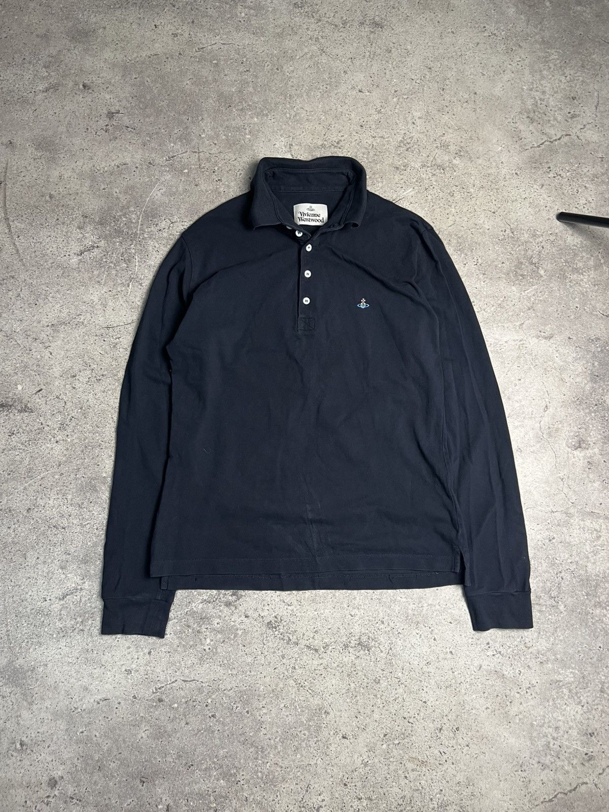 Vivienne Westwood Long Sleeve Polo Shirt