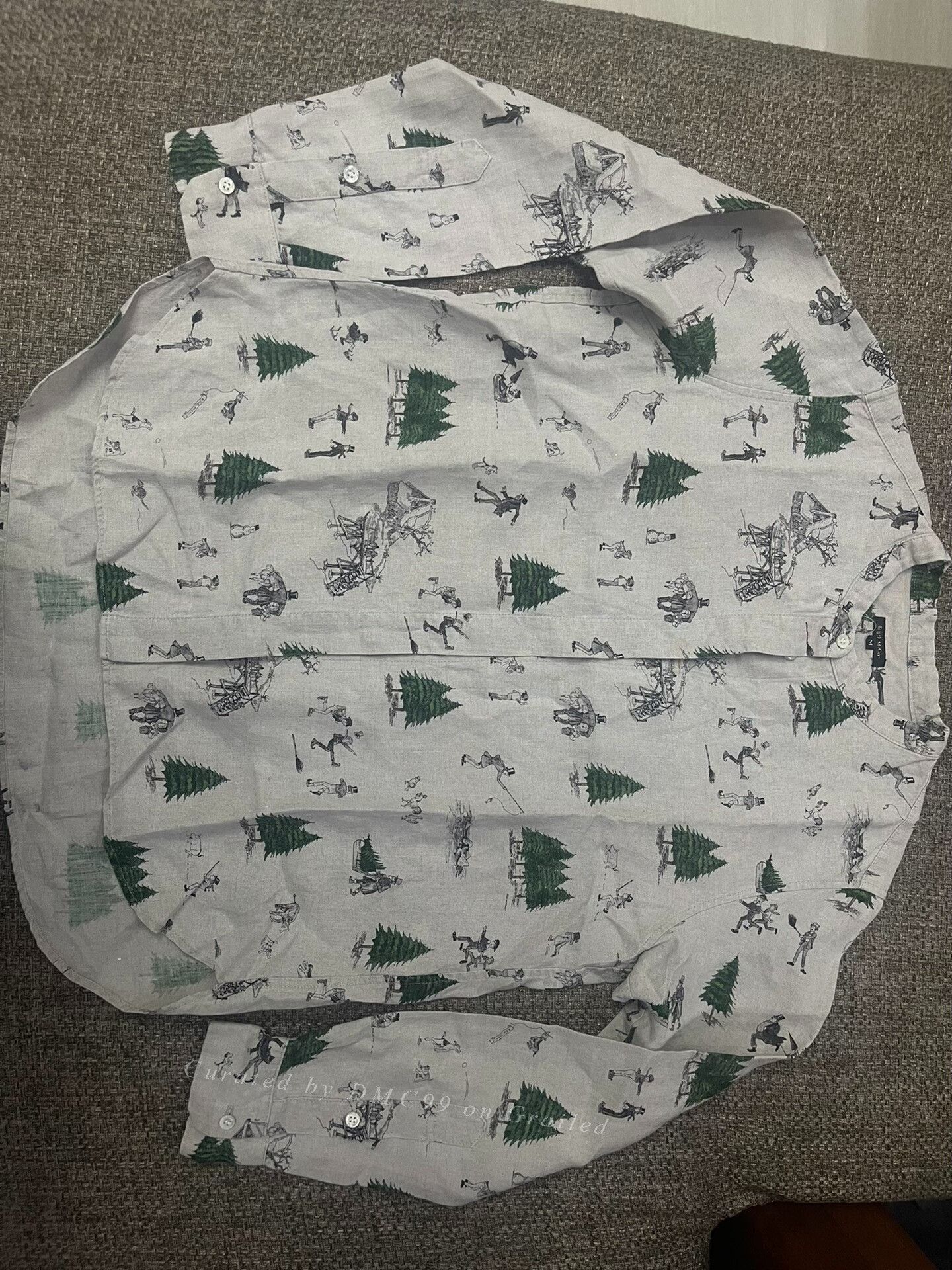 Other R&D.M.Co Playful Print Linen Shirt Size US M / EU 48-50 / 2 - 1 Thumbnail