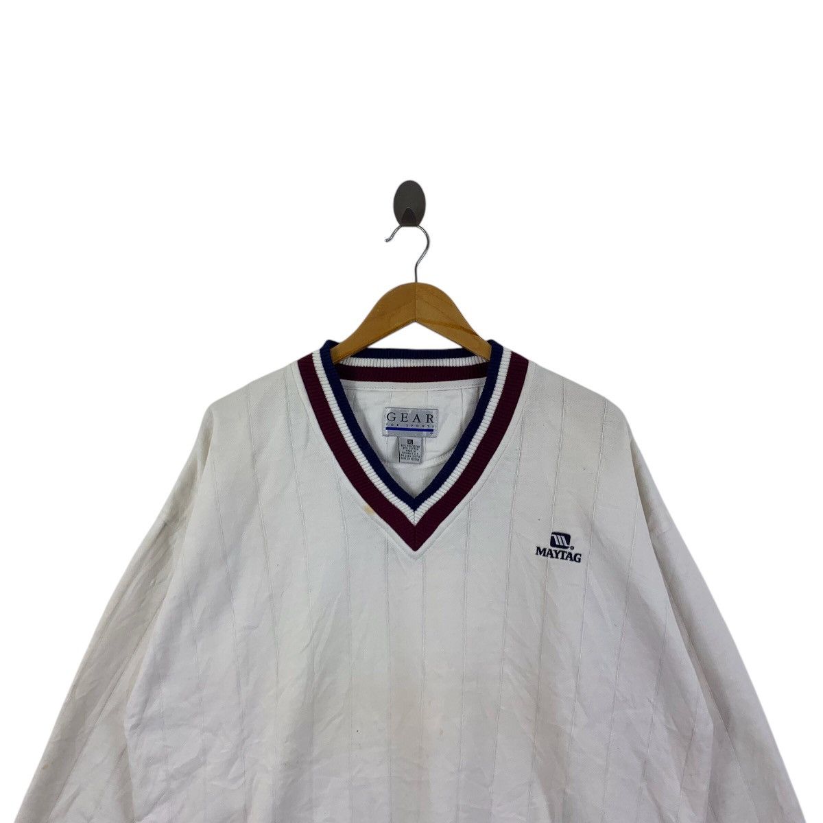 Gear for Sports Vintage GEAR For SPORTS x MAYTAG Embroidered Logo V-neck Size US XL / EU 56 / 4 - 2 Thumbnail