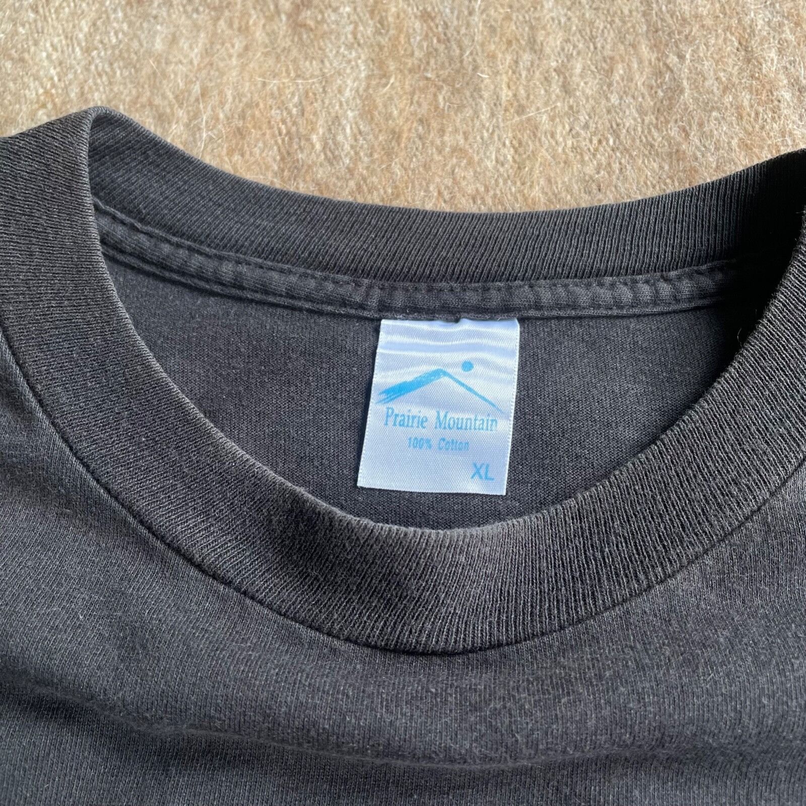 Vintage Prairie Mountain Luckwood Indians Vintage T Shirt 9196AC Size US XL / EU 56 / 4 - 4 Thumbnail