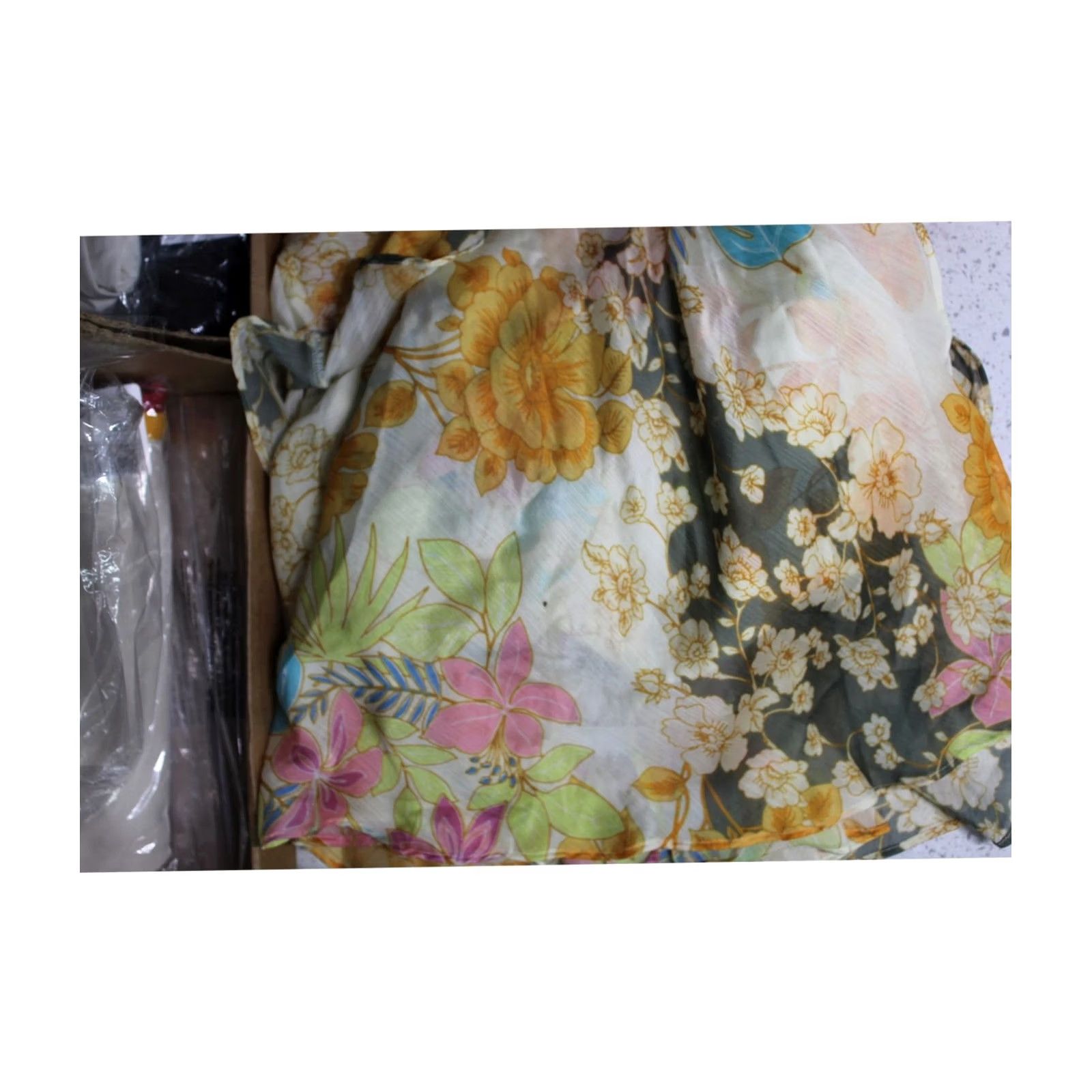 Guess GUESS Womens Floral Vicky Maxi Dress yellowmulti XL Size XL / US 12-14 / IT 48-50 - 3 Thumbnail