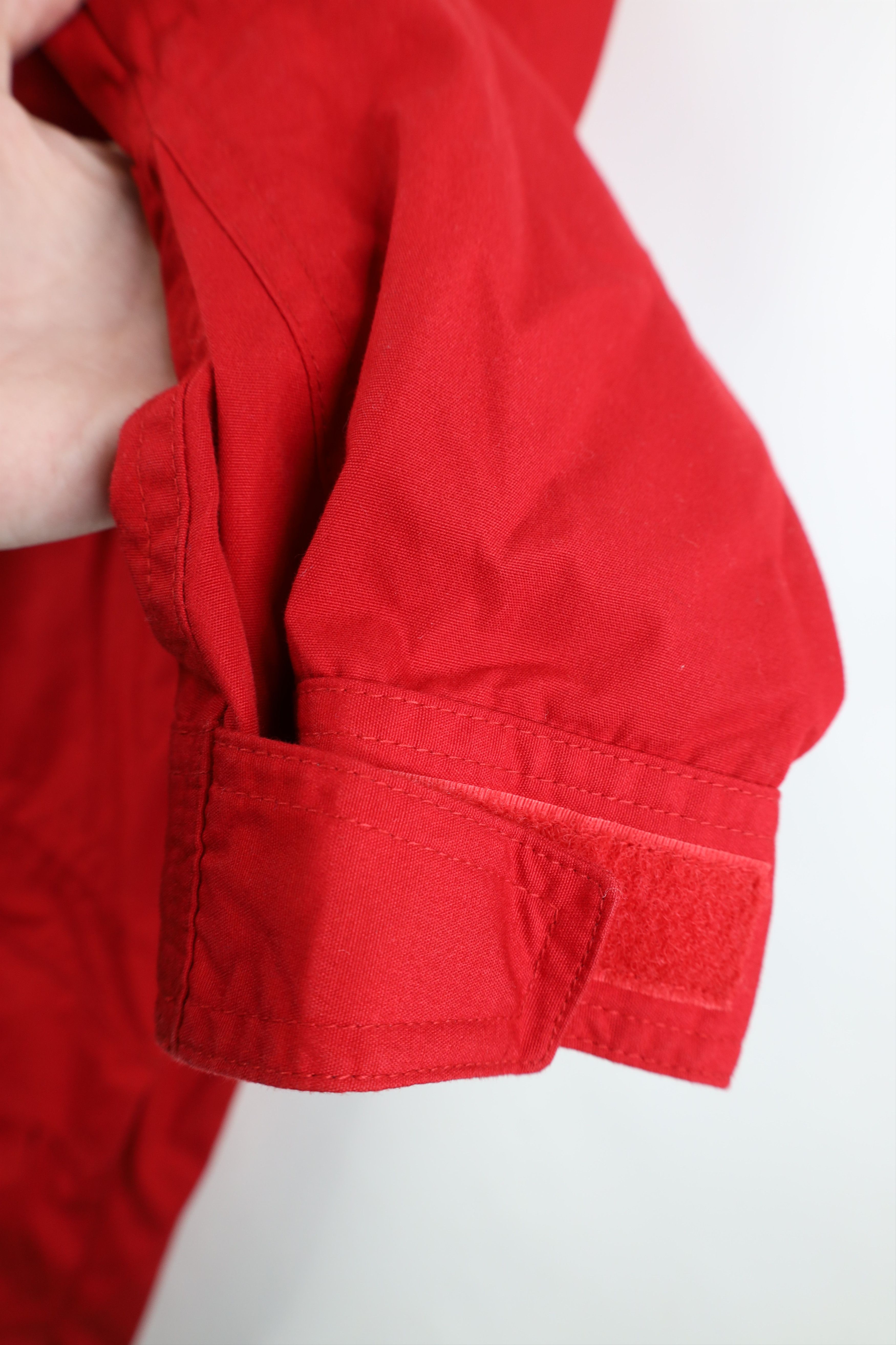 Eddie Bauer Vintage 90s Eddie Bauer Lined Full Zip Chore Barn Jacket Red Size US M / EU 48-50 / 2 - 7 Thumbnail