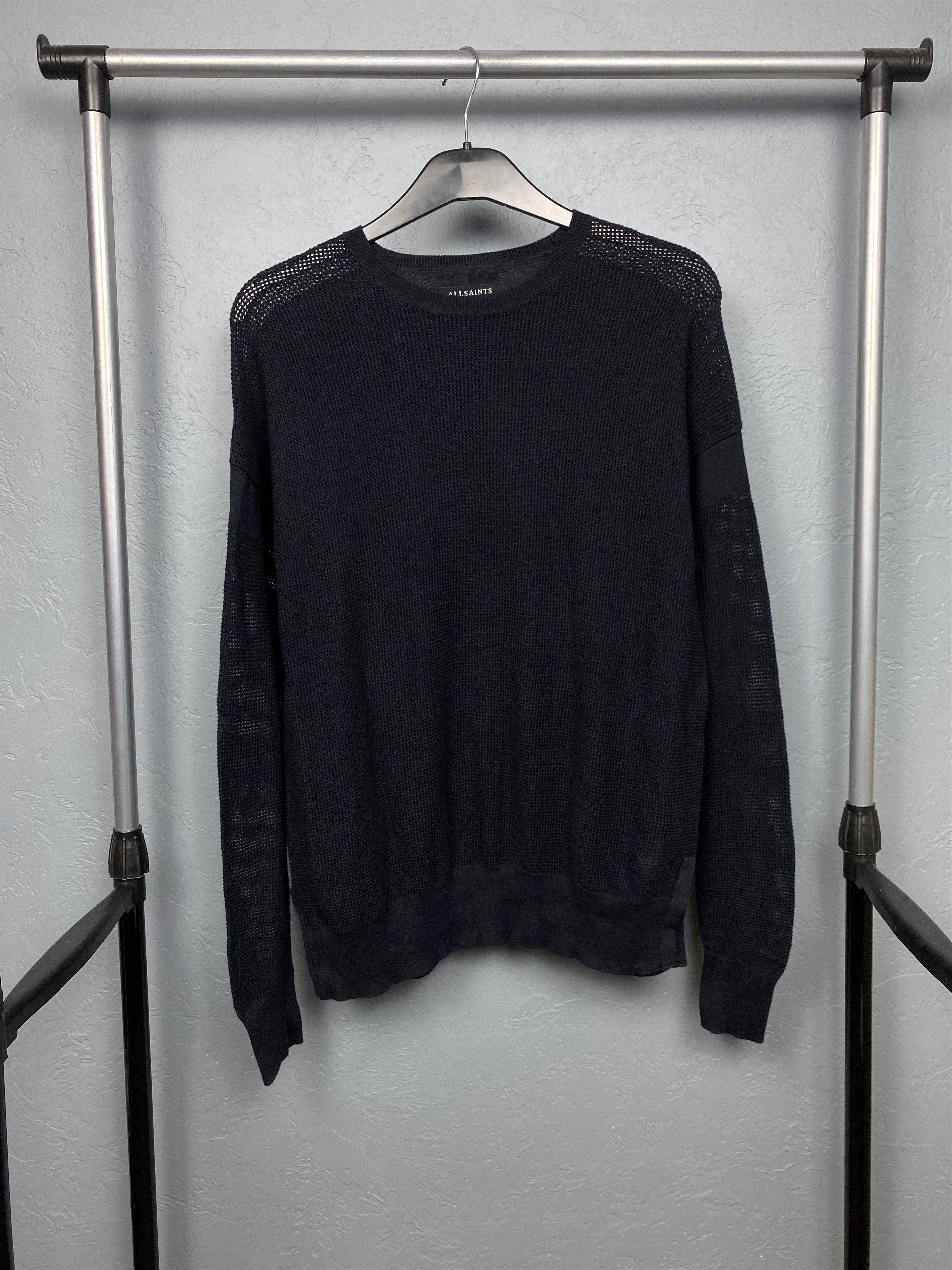 Allsaints Allsaints Mens Arden Crew Neck Knit Sweater Size US M / EU 48-50 / 2 - 1 Thumbnail