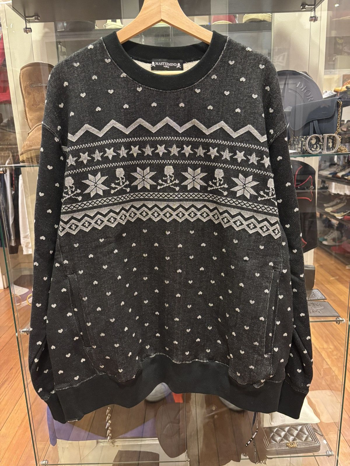 Mastermind Japan Mastermind All Over Knit Sweater Size US XL / EU 56 / 4 - 1 Thumbnail