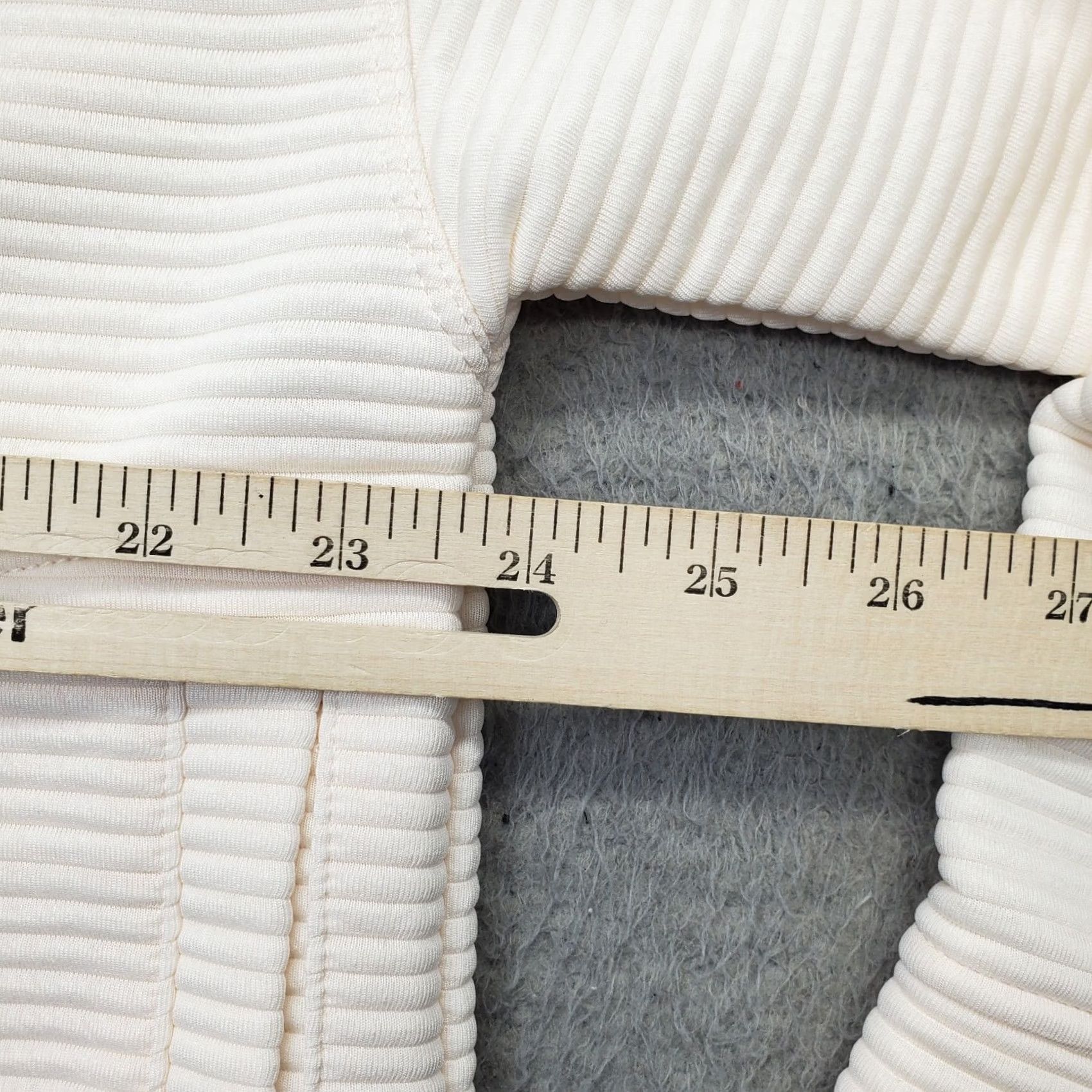 DKNY DKNY Women XL Tan Tech Ottoman Ribbed Hoodie Zip-Up DPMJ9667 Size XL / US 12-14 / IT 48-50 - 4 Thumbnail