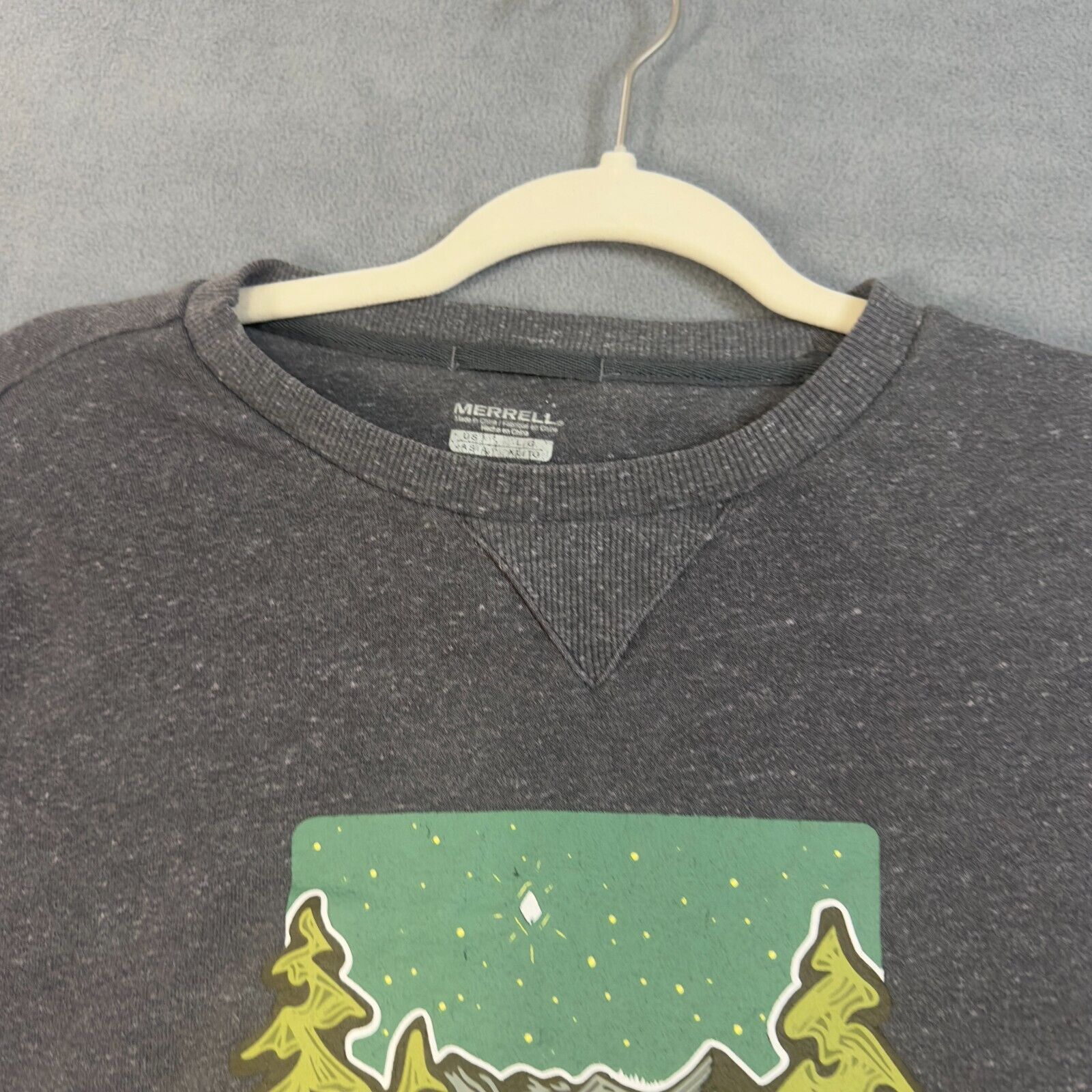 Merrell Merrell Crew Neck Sweatshirt Mens Sz Large Graphic Woosah Size US L / EU 52-54 / 3 - 6 Thumbnail