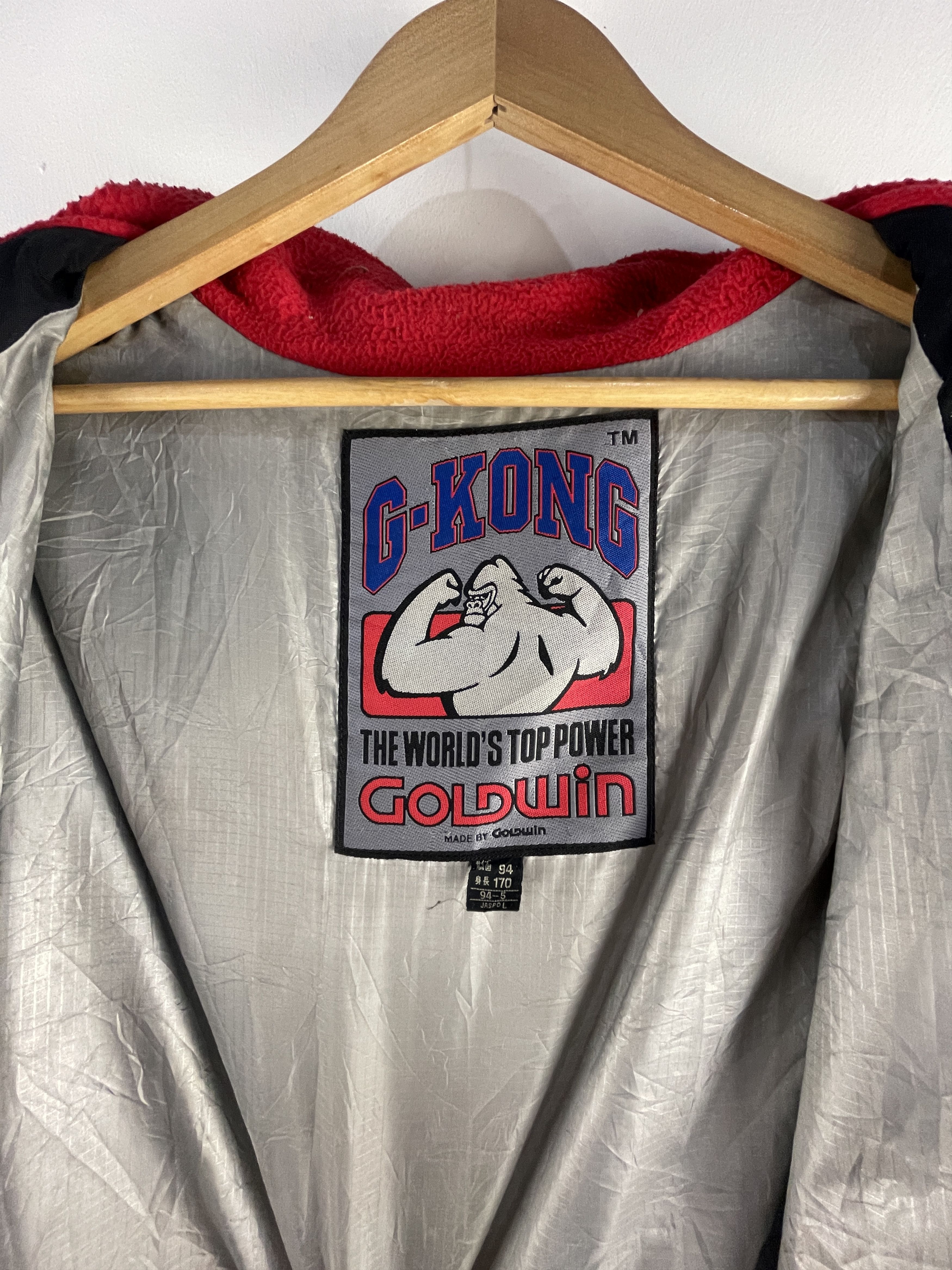 Goldwin Vintage G Kong by Goldwin Ski Hooded Jacket Size US L / EU 52-54 / 3 - 14 Thumbnail