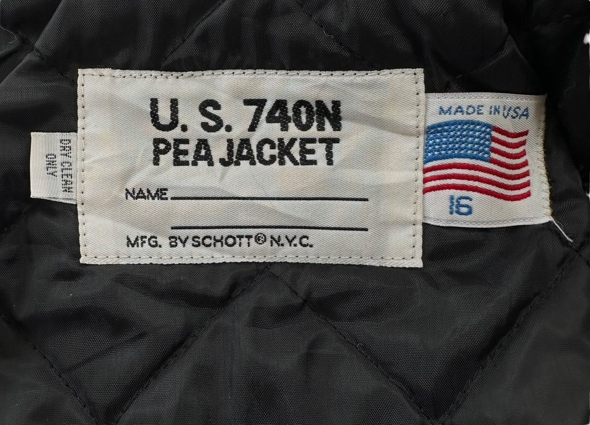 Schott Schott U.S 740 Pea Jacket Size US M / EU 48-50 / 2 - 10 Thumbnail