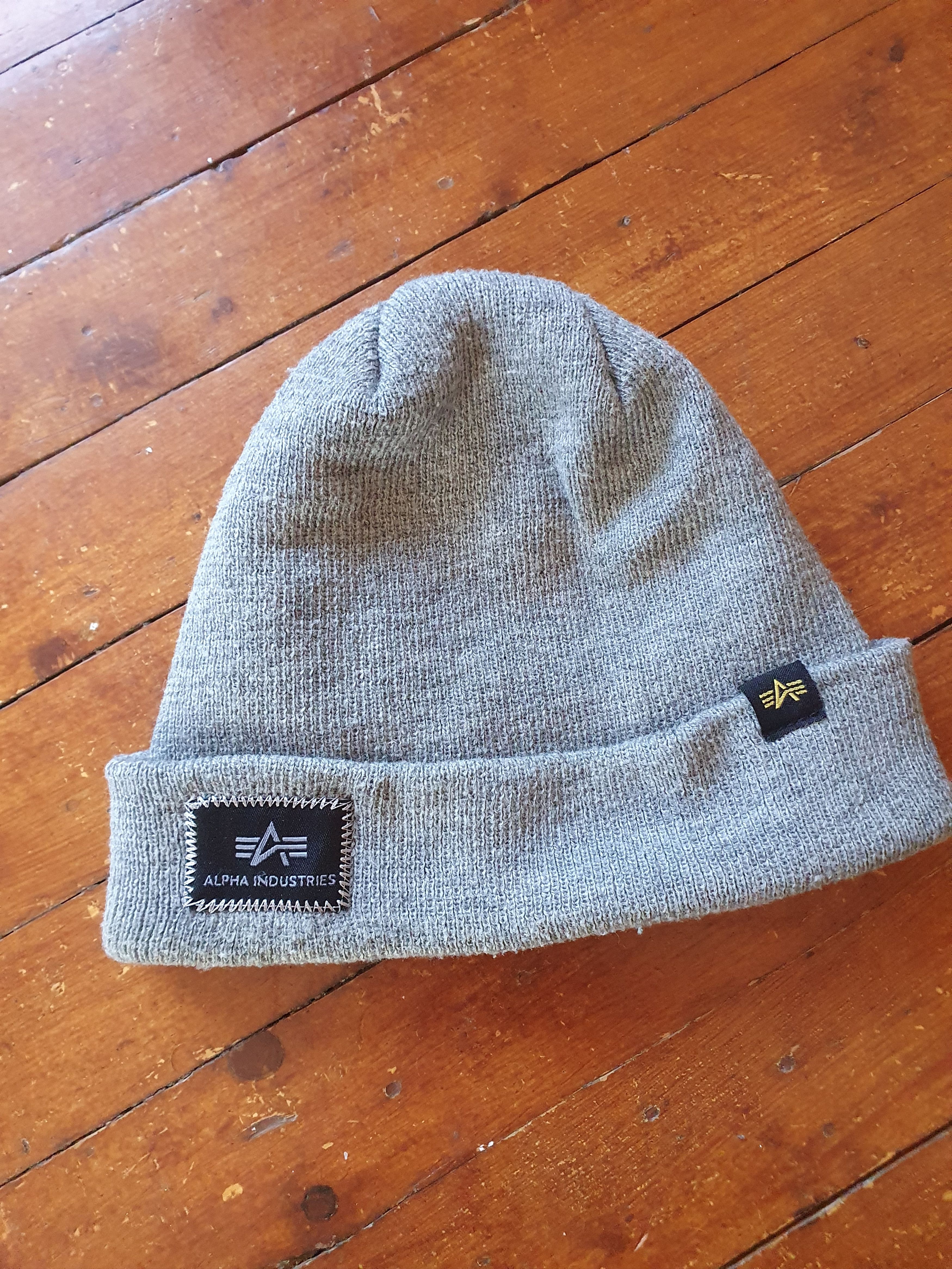 Alpha Industries Alpha Industries Logo Patch Beanie Winter Hat Size ONE SIZE - 1 Thumbnail