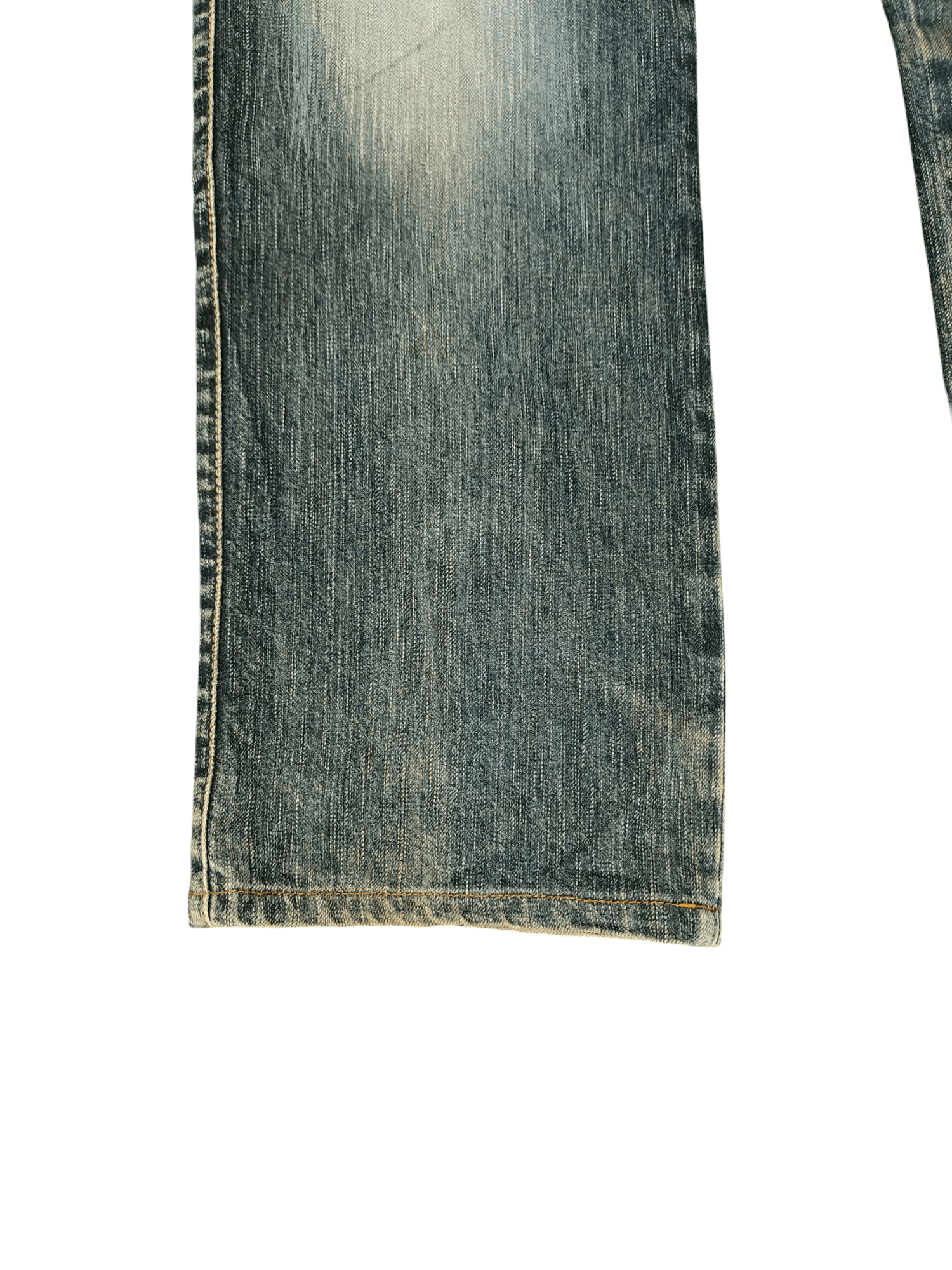 Number (N)ine × Undercover Vintage Edwin 503 Japan Clawmark Distress Faded Denim Jeans Size US 34 / EU 50 - 6 Thumbnail