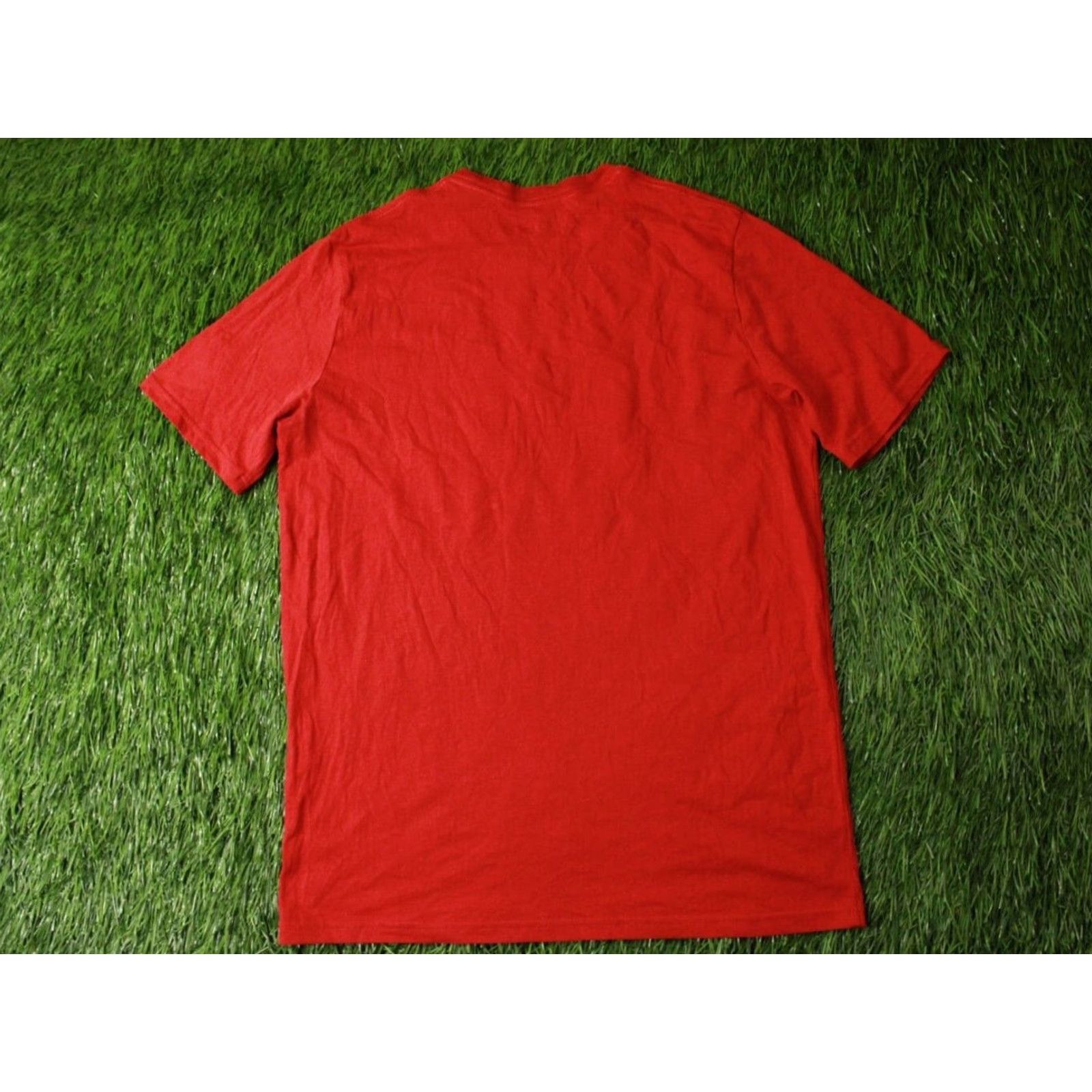 Under Armour Under Armour HeatGear Shirt Mens T-Shirt Jersey Red 2018 Medium Cotton Polyester CrossFit Short Sleeve Crew Neck Community Size US M / EU 48-50 / 2 - 8 Thumbnail