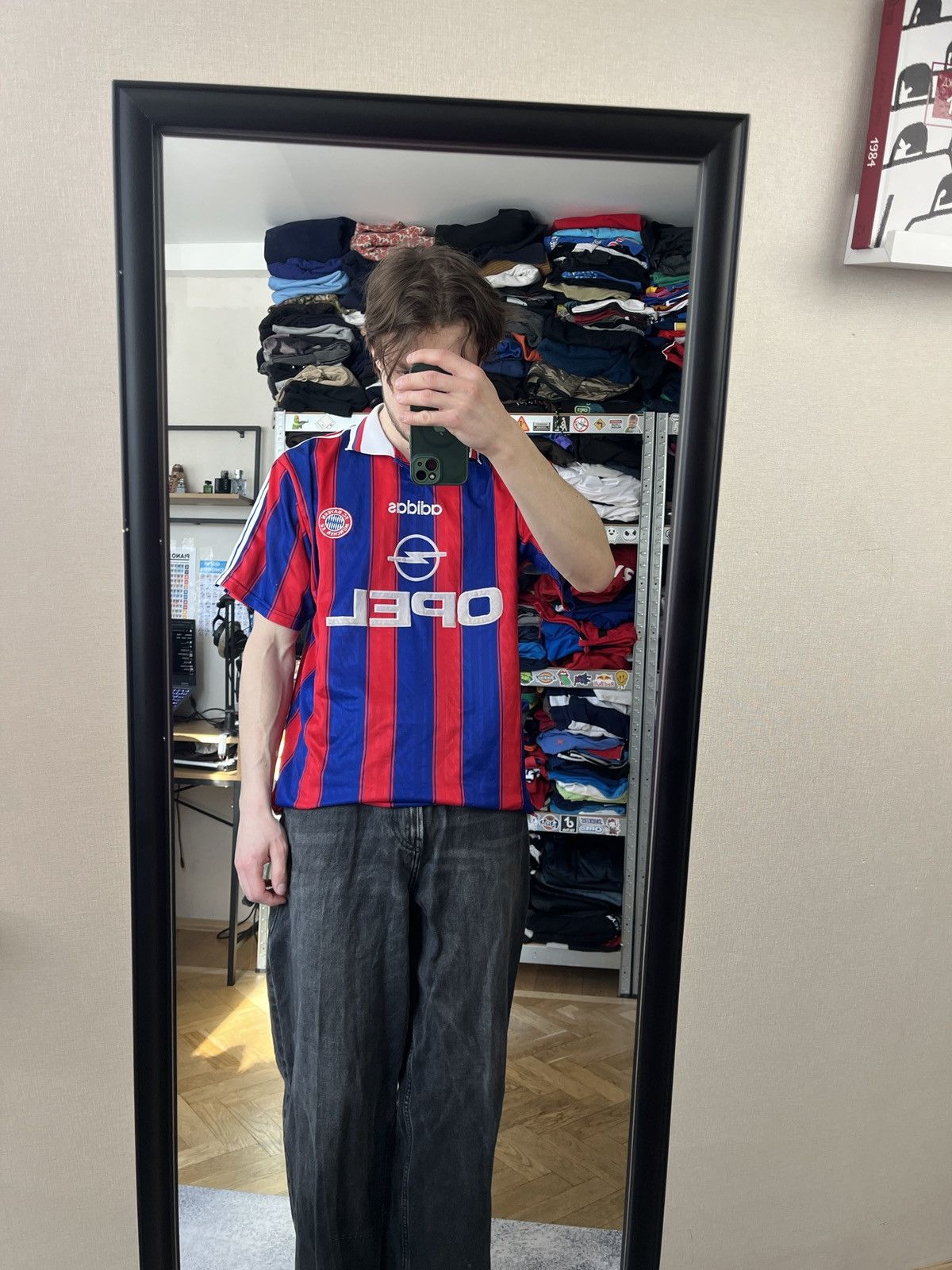 Adidas Vintage Adidas Bayern Munich 1995/96 Home Socer Jersey Rare Size US L / EU 52-54 / 3 - 2 Thumbnail