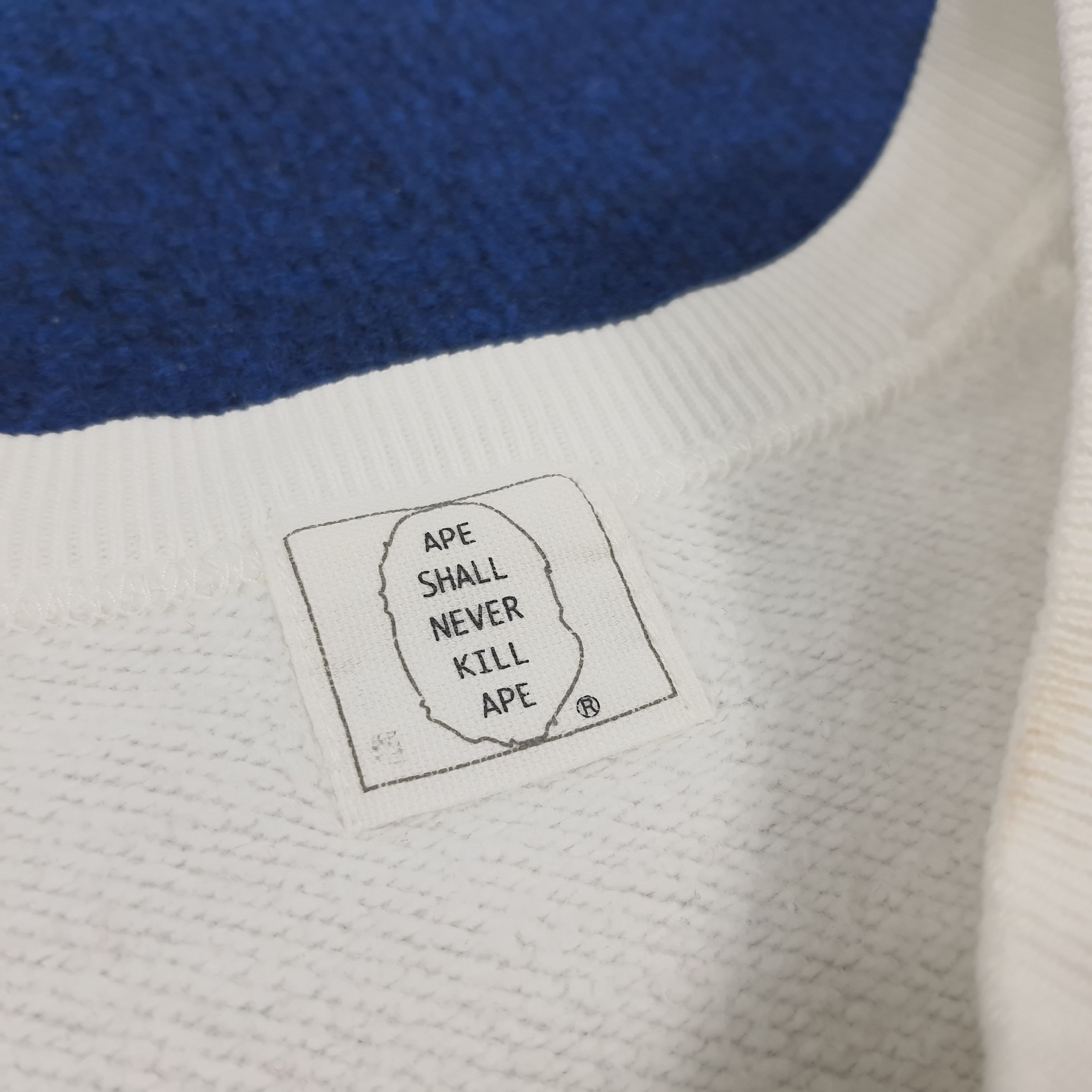 Bape × Vintage Vintage BAPE A Bathing Ape Boxy Japan Brand Sweatshirt Size US L / EU 52-54 / 3 - 6 Thumbnail