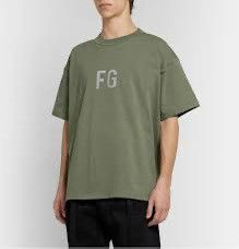 Fear of God Fear of God Sixth Collection Green FG Tee Size US XS / EU 42 / 0 - 2 Thumbnail