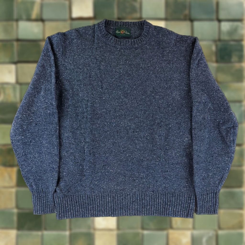 Vintage **Alan Paine Blue Mens Pullover Regular Size** User: Alan Paine Blue Mens Pullover Regular Size Size US L / EU 52-54 / 3 - 1 Thumbnail