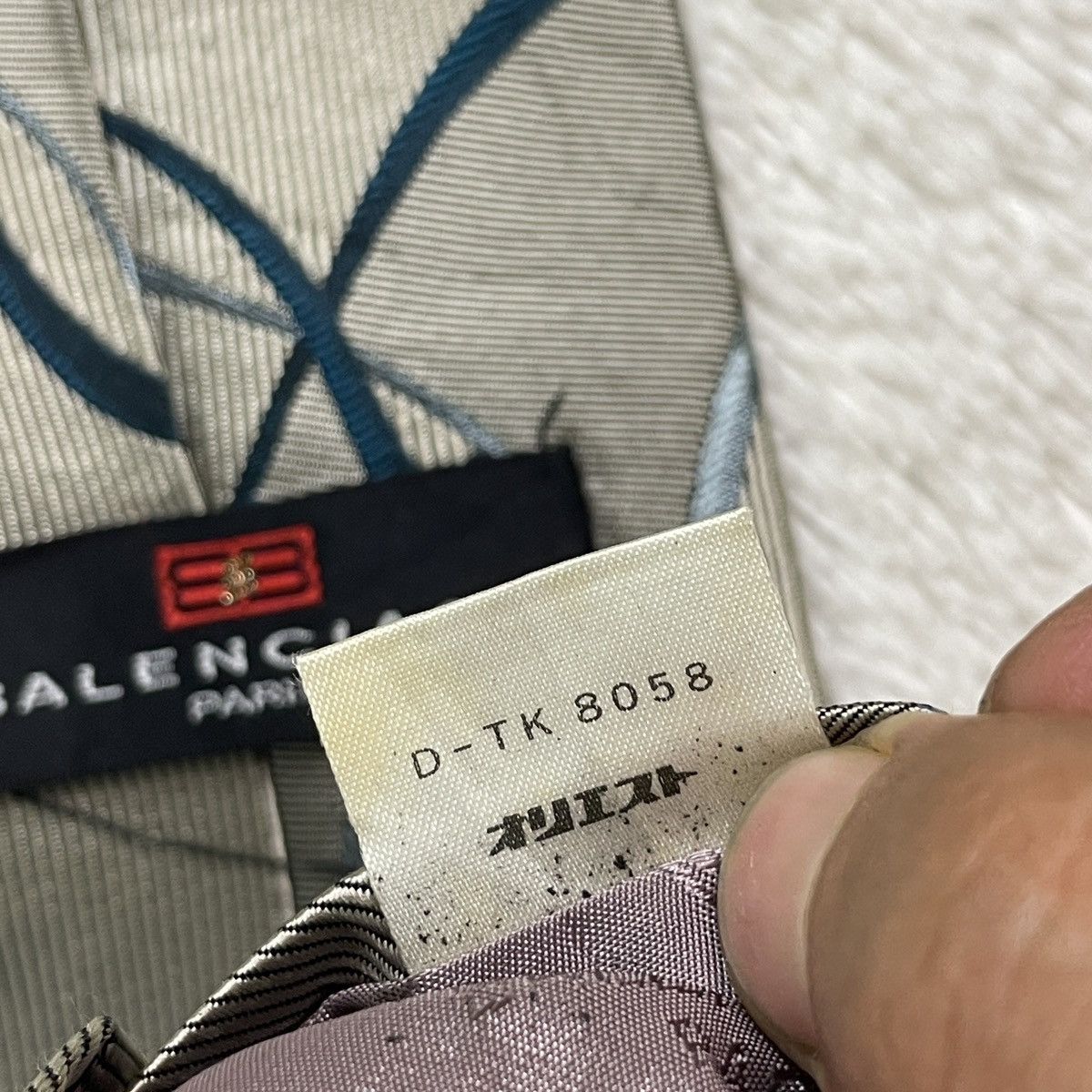 Balenciaga Vintage Balenciaga Paris Silk Ties Size ONE SIZE - 14 Thumbnail