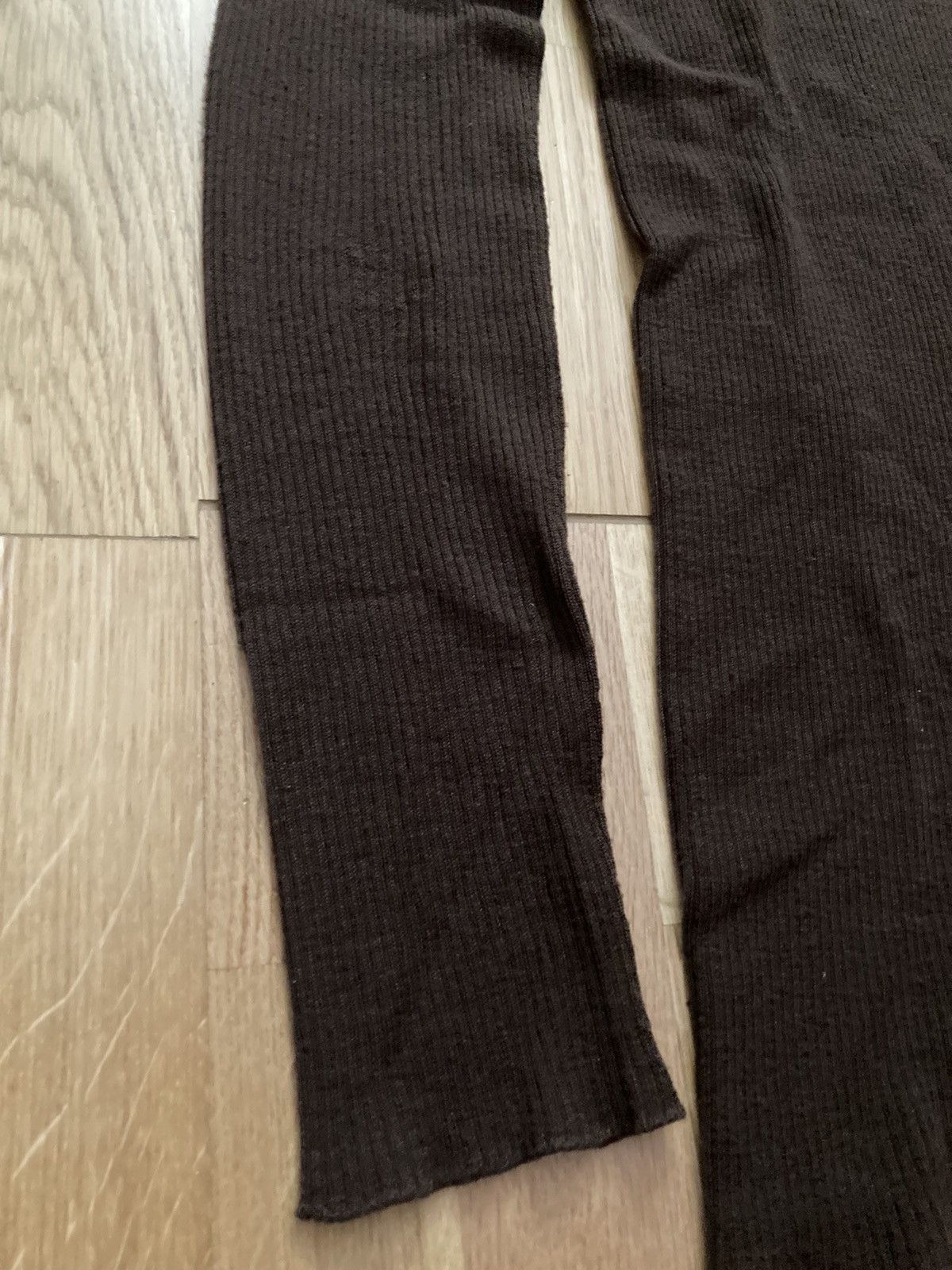 Rick Owens F/W 23 "LUXOR" Ribbed Brown Wool Sweater Rick Owens L Size US L / EU 52-54 / 3 - 6 Thumbnail