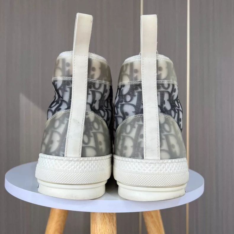 Dior Dior B23 Oblique High Top Sneakers Size 40-2506 Size US 10 / EU 43 - 4 Thumbnail