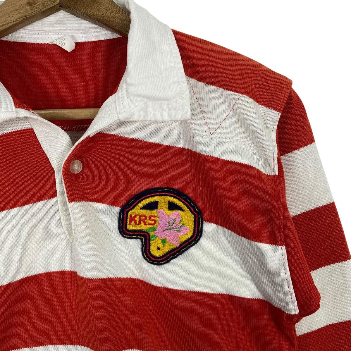 Vintage Vintage 80's KRS Original Rugby Wear Convert White Point Size US M / EU 48-50 / 2 - 4 Thumbnail