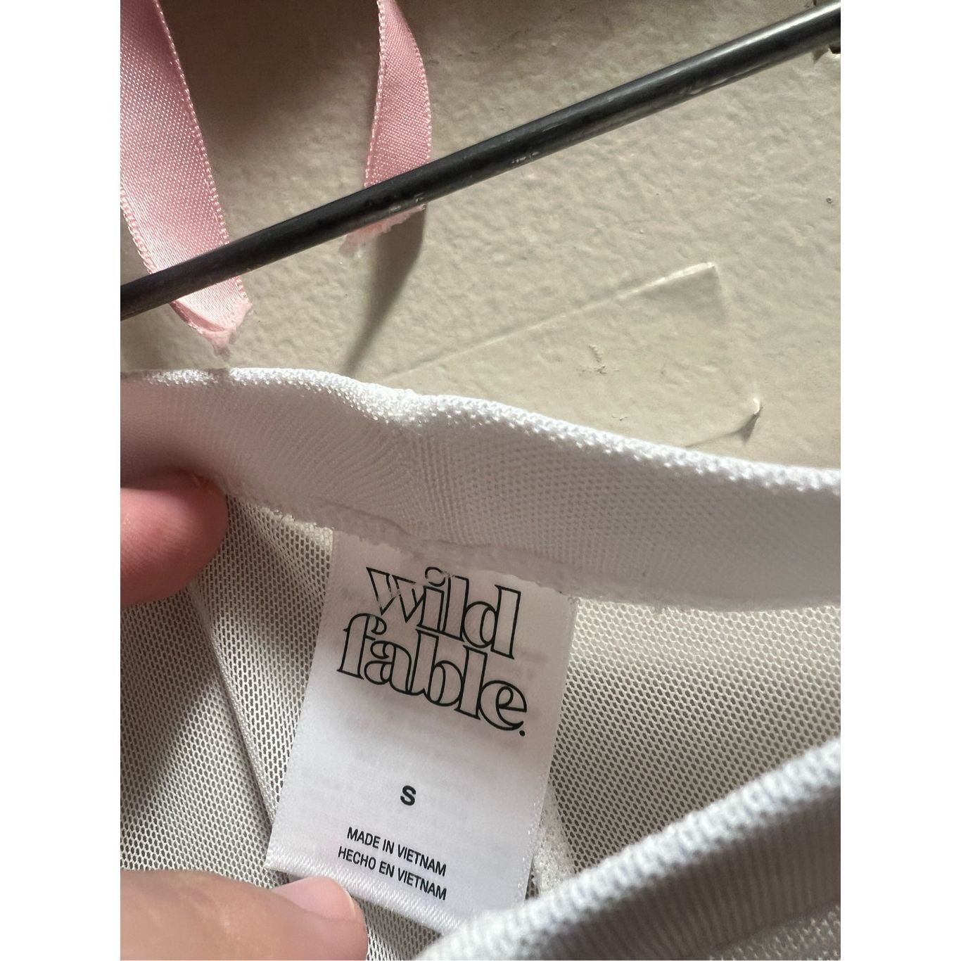 Other Wild Fable White Mesh Flare Cover Up Pants Woman’s Size Smal Size 26" / US 2 / IT 38 - 5 Thumbnail