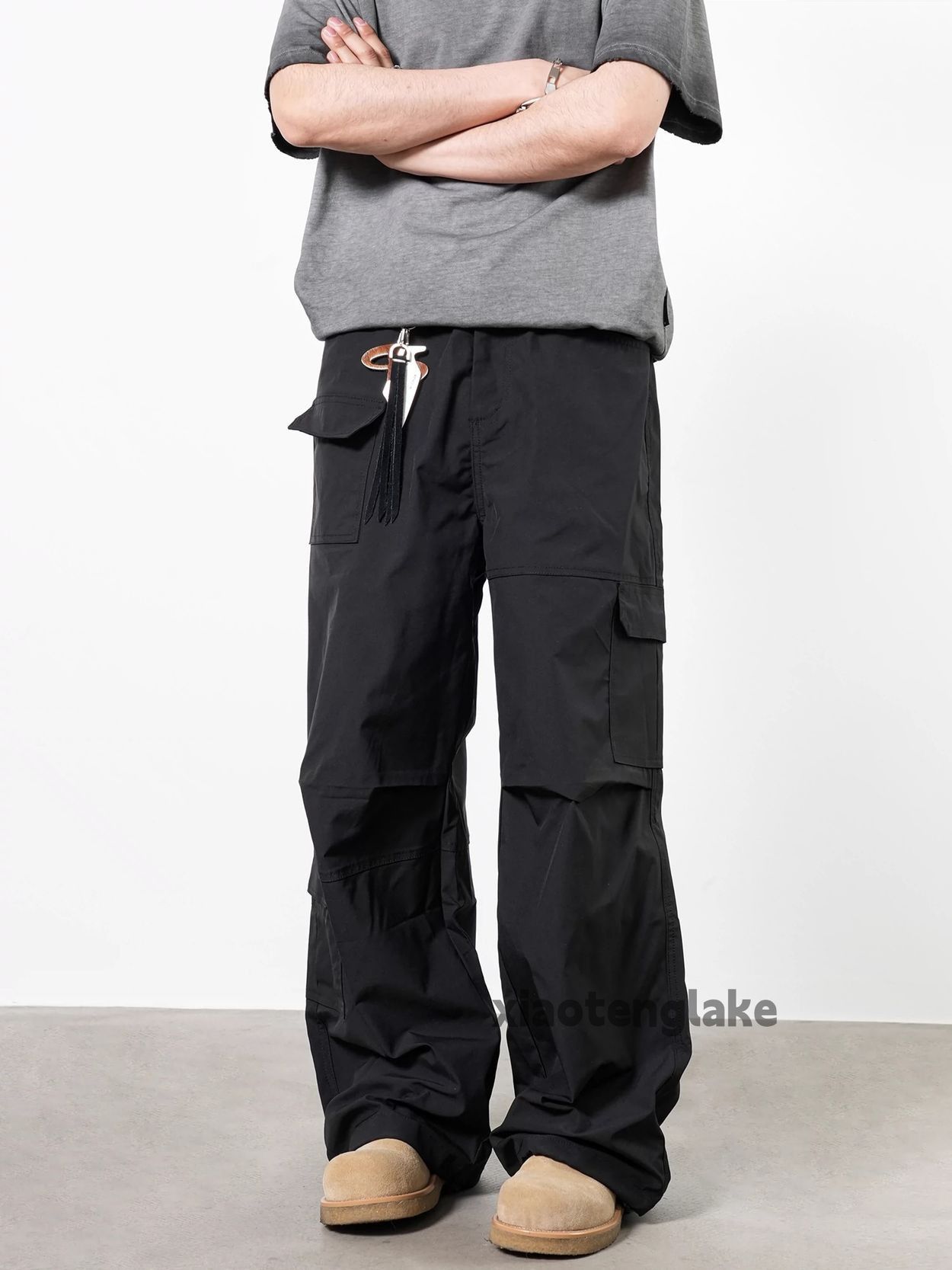 Designer × Vintage skate hiphop loose baggy military utility cargo pants Size US 34 / EU 50 - 4 Thumbnail