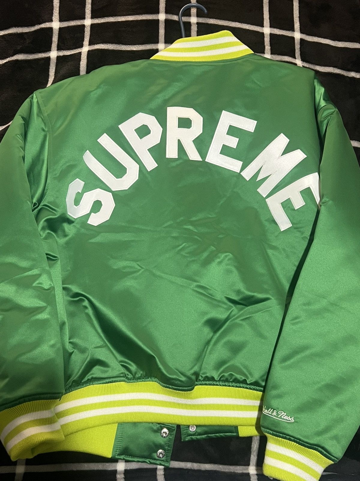 Mitchell & Ness × Supreme Supreme x Mitchell and Ness Bomber Jacket Size US L / EU 52-54 / 3 - 1 Thumbnail