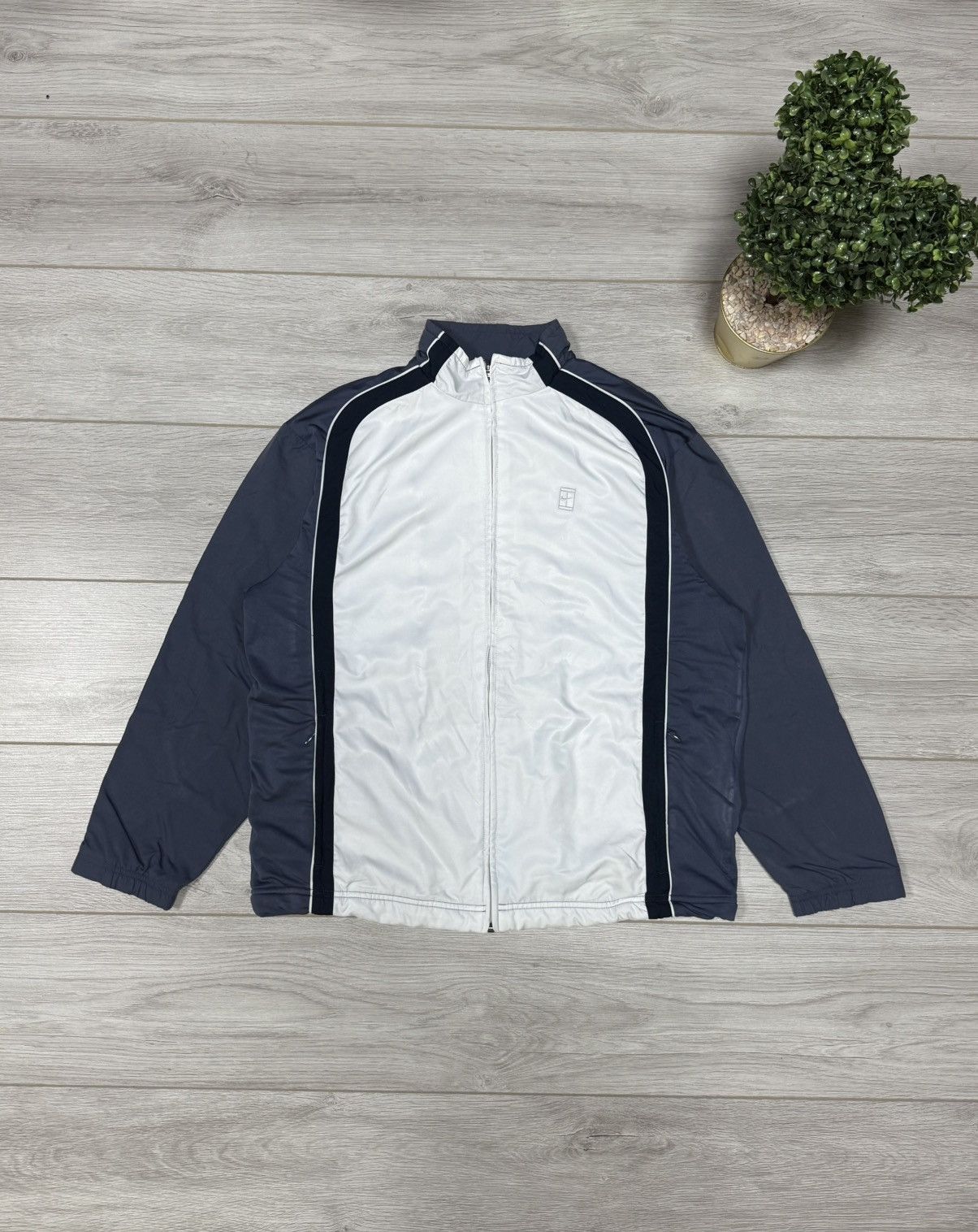 Nike Nike court vintage zip jacket windbreaker track Size US M / EU 48-50 / 2 - 1 Thumbnail