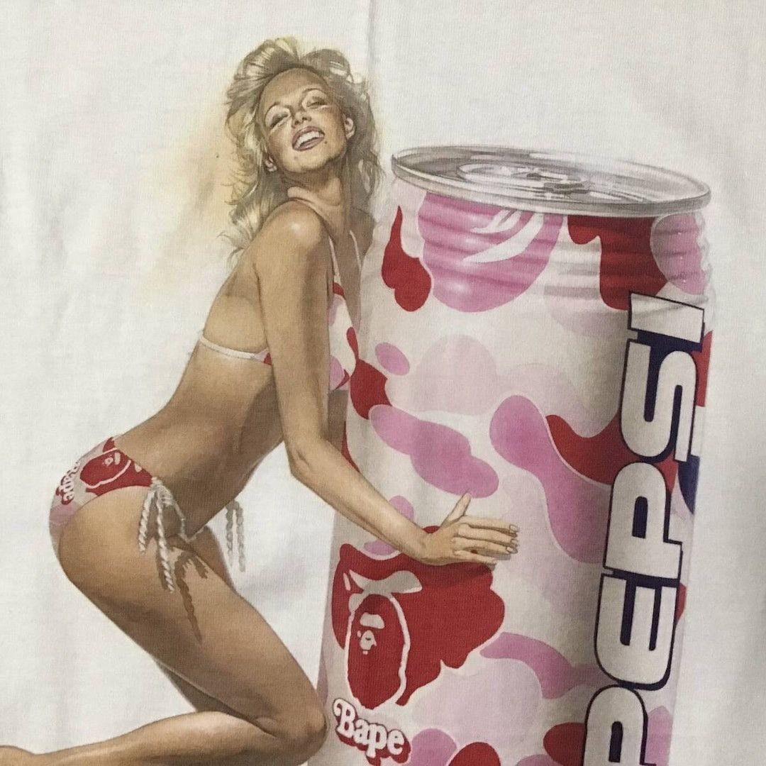 Bape × Pepsi 2002 HAJIME SORAYAMA × BAPE PEPSI T-shirt a bathing ape NIGO Size US L / EU 52-54 / 3 - 3 Thumbnail