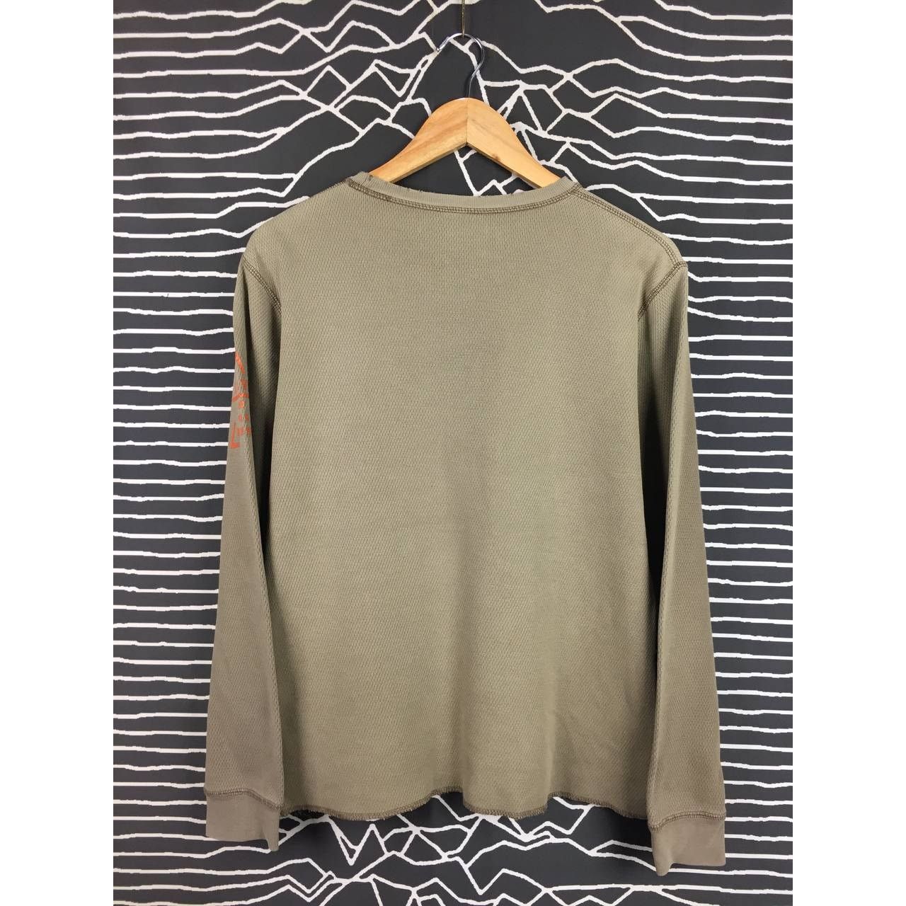 Avirex × Vintage Vtg Avirex U.S Army Fort Riley Waffle Knit Longsleeve Tee Size US M / EU 48-50 / 2 - 11 Thumbnail