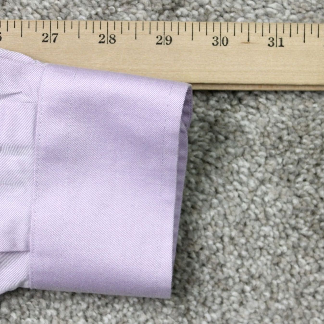 Neiman Marcus Neiman Marcus Dress Shirt Men 15, 32/33 Pink Trim Fit Cotton Stretch Long Sleeve Shirt Mens 15 32/33 Pink Stretch Solid Casual Business Size 40R - 7 Thumbnail