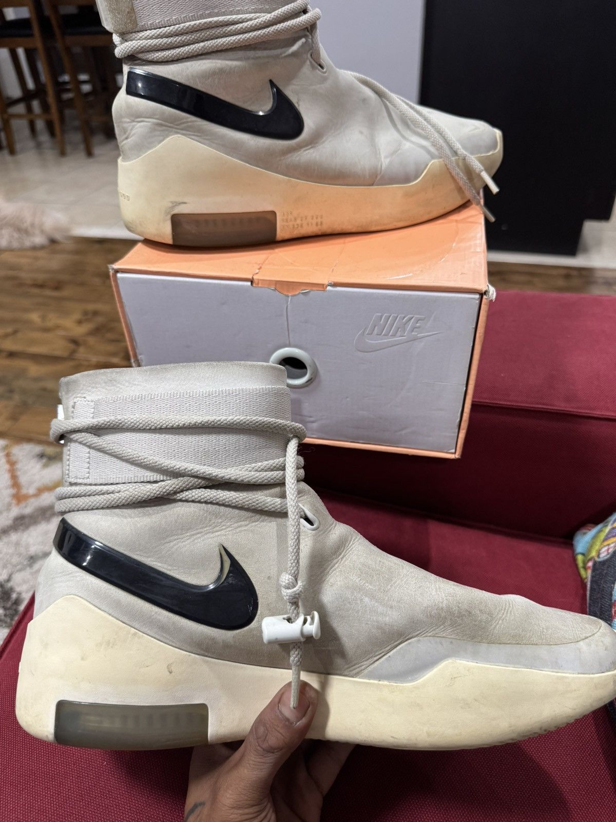 Fear of God × Nike Air Fear Of God SA 1 'Light Bone’ Size US 11 / EU 44 - 2 Thumbnail