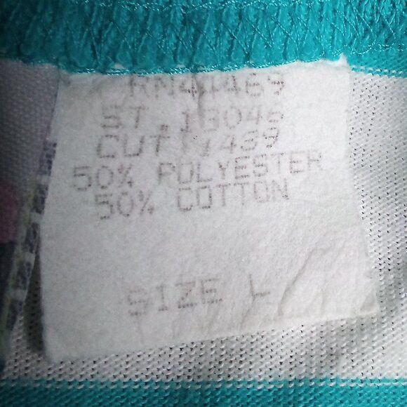 Hang Ten Vintage Hang Ten Striped Pocket Surf T-Shirt Size L / US 10 / IT 46 - 4 Thumbnail