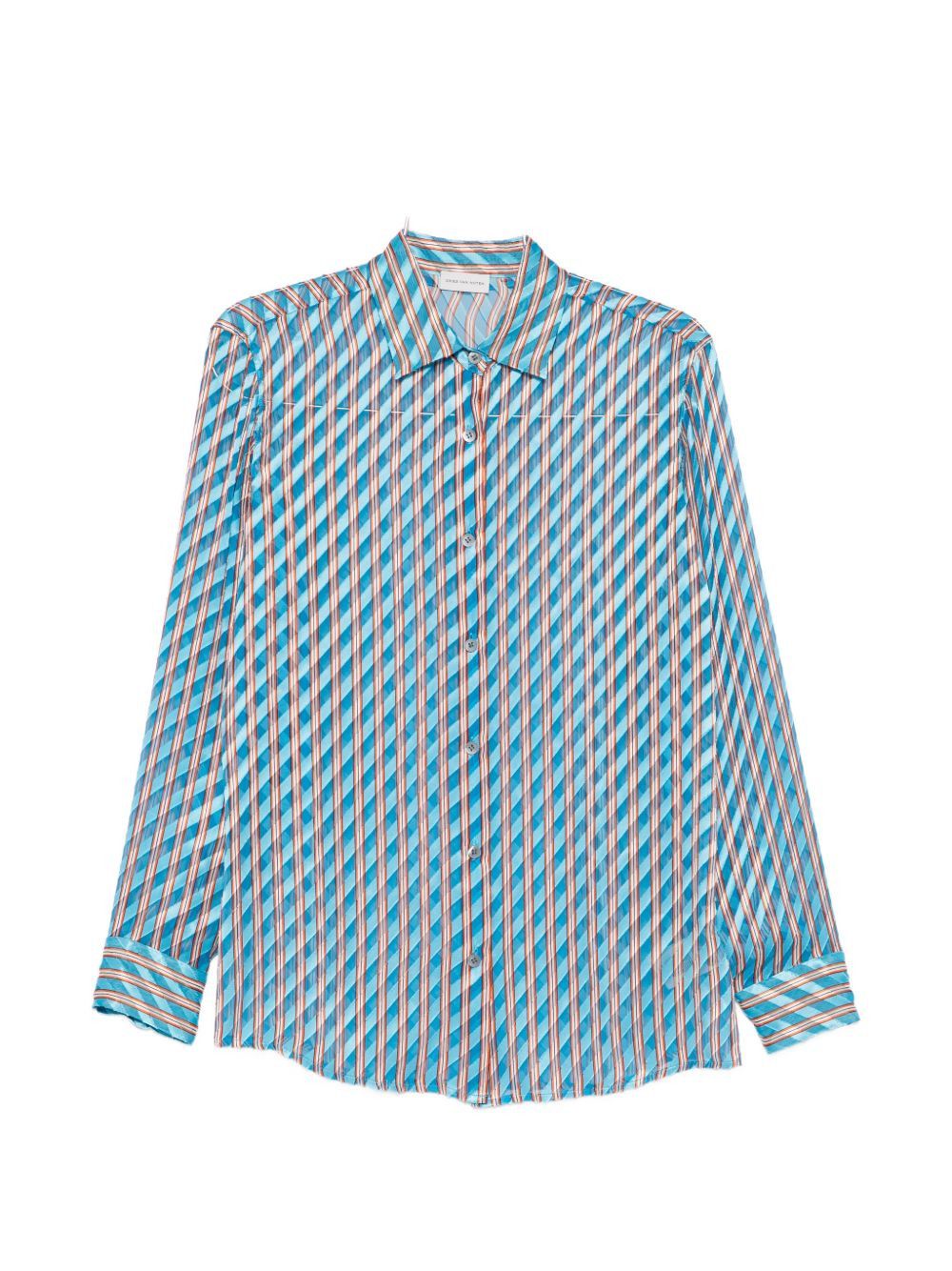 Dries Van Noten CLAVELLY SILK BLEND SHIRT Size XS / US 0-2 / IT 36-38 - 1 Thumbnail