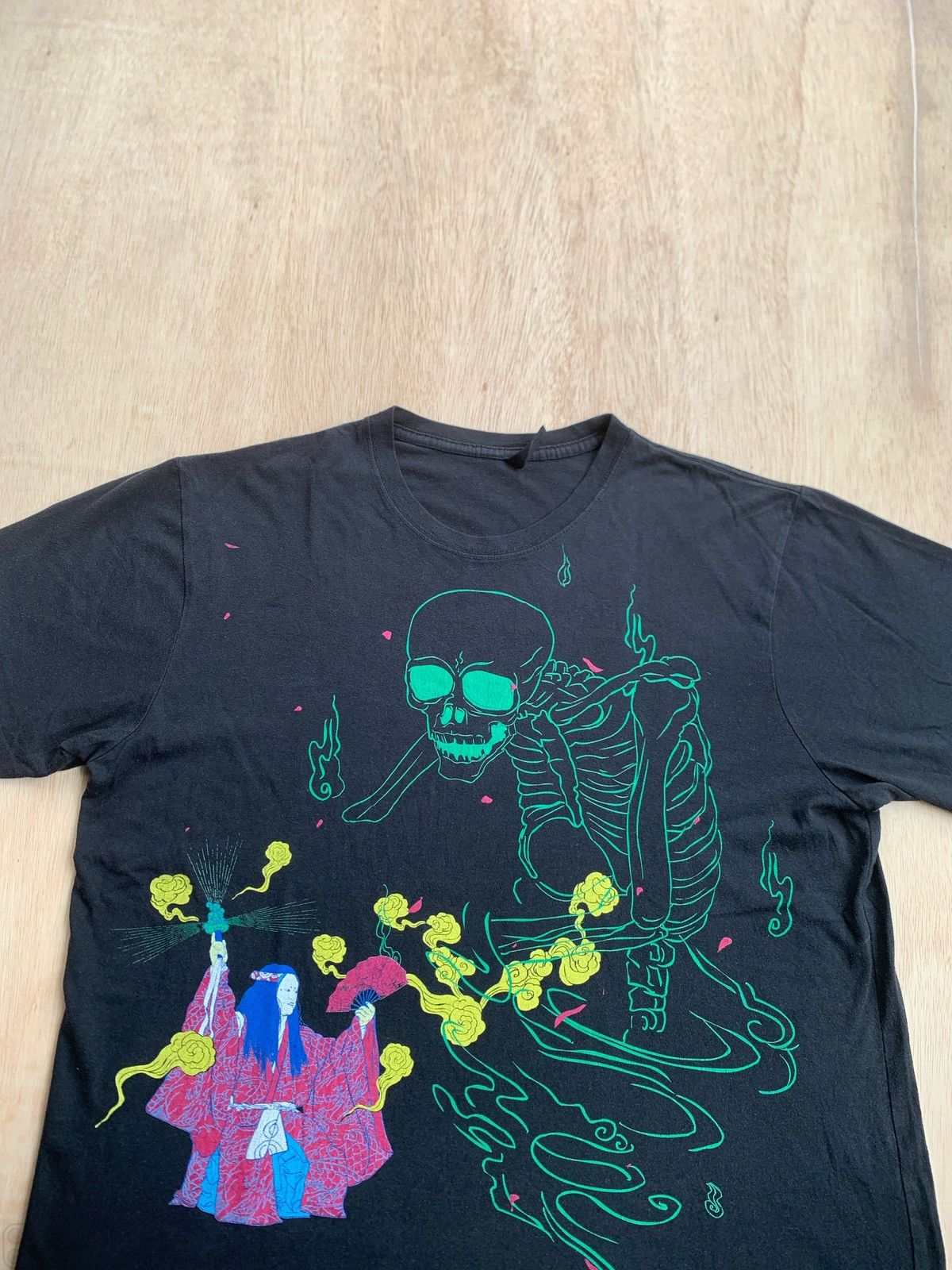 Hysteric Glamour × Japanese Brand Y2k Art Skull japan style Poem Tshirt Size US L / EU 52-54 / 3 - 2 Thumbnail