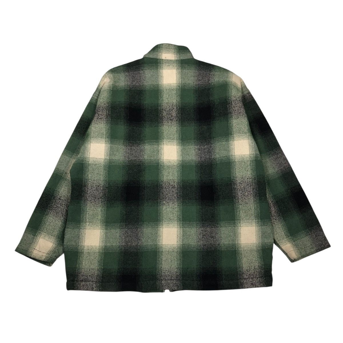 Japanese Brand 🔥VINTAGE WOOL ZIPPER JACKET SNOWBOARDS SIMS TARTAN DESIGN Size US S / EU 44-46 / 1 - 2 Thumbnail