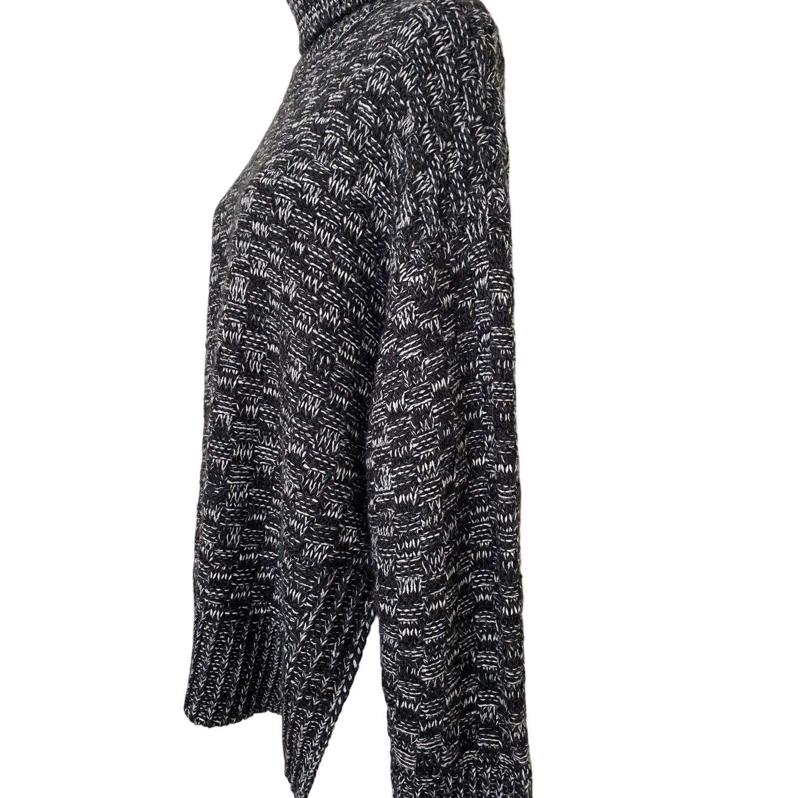 Topshop Topshop black and white wool size M warm tunic A003076 Size M / US 6-8 / IT 42-44 - 3 Thumbnail