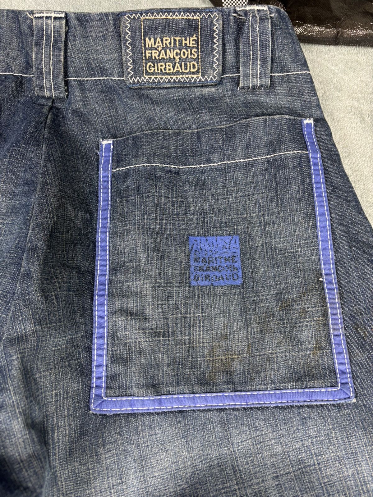Marithe + Francois Girbaud Marithe Francois Girbaud Baggy Denim Pants. S0357 Size US 33 - 11 Thumbnail
