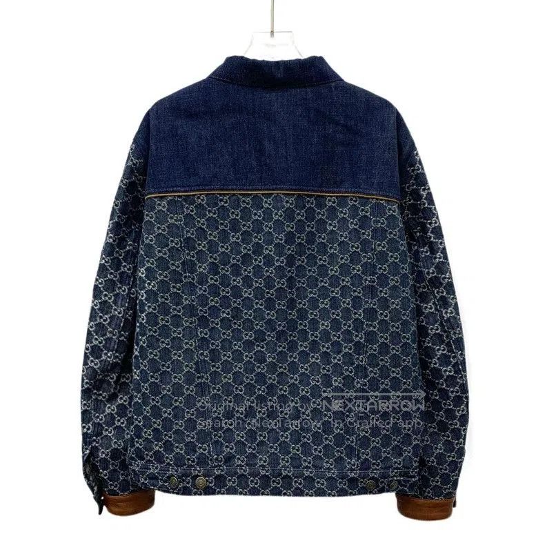 Gucci Gucci Blue Logo Denim Jacket. Size US XS / EU 42 / 0 - 2 Thumbnail