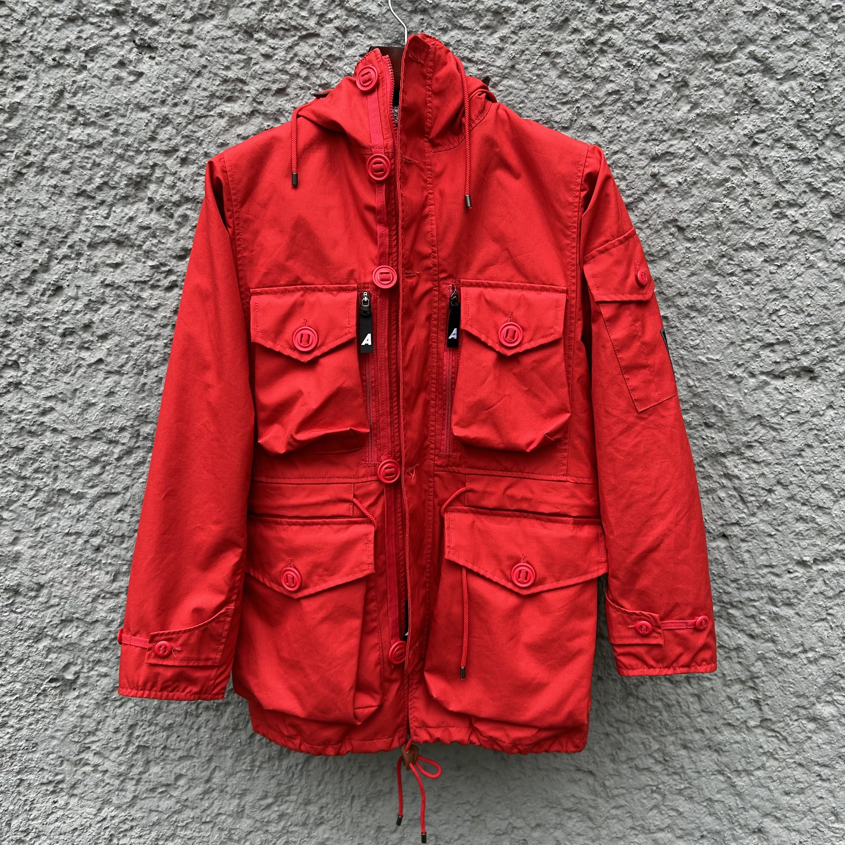 ArkAir × Junya Watanabe Comme des Garcons Junya Watanabe X ArkAir Red Parka S/S19 Size US S / EU 44-46 / 1 - 3 Thumbnail
