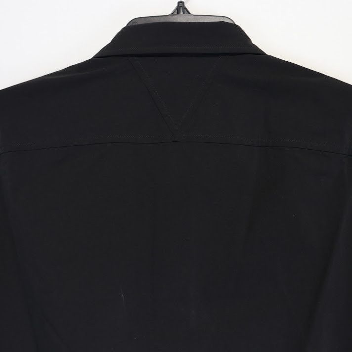 Bottega Veneta o1rshd1 Washed Stretch Nylon Shirt in Black Size US S / EU 44-46 / 1 - 12 Thumbnail